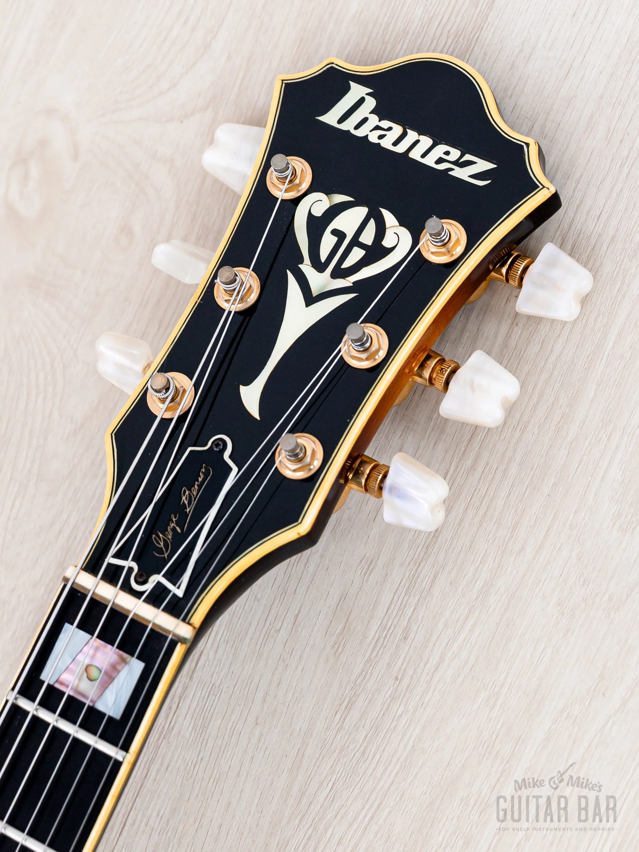 1978 Ibanez George Benson Signature GB10 Archtop Electric Guitar Sunburst, Japan Fujigen - Image 4