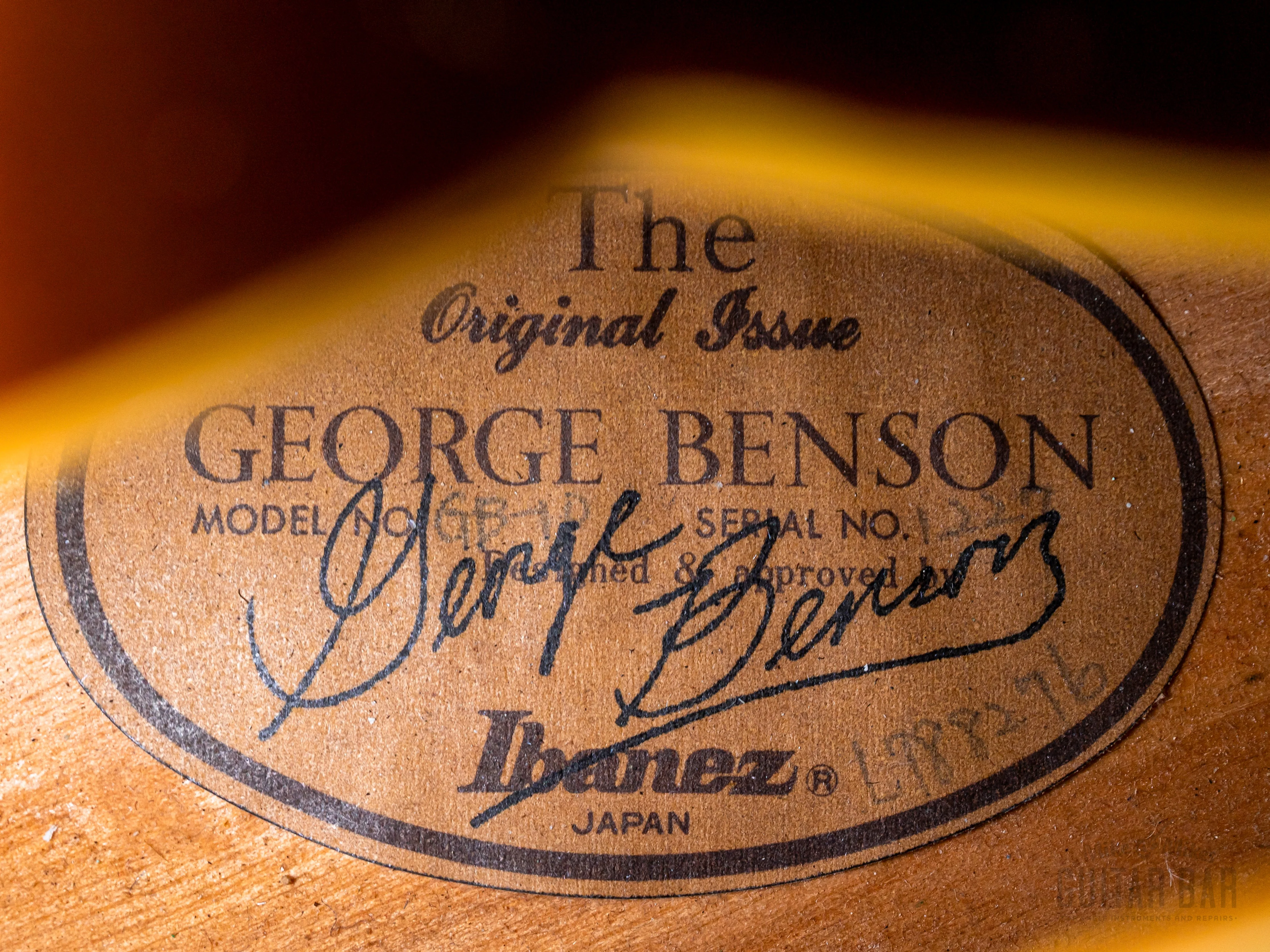 1978 Ibanez George Benson Signature GB10 Archtop Electric Guitar Sunburst, Japan Fujigen - Image 6