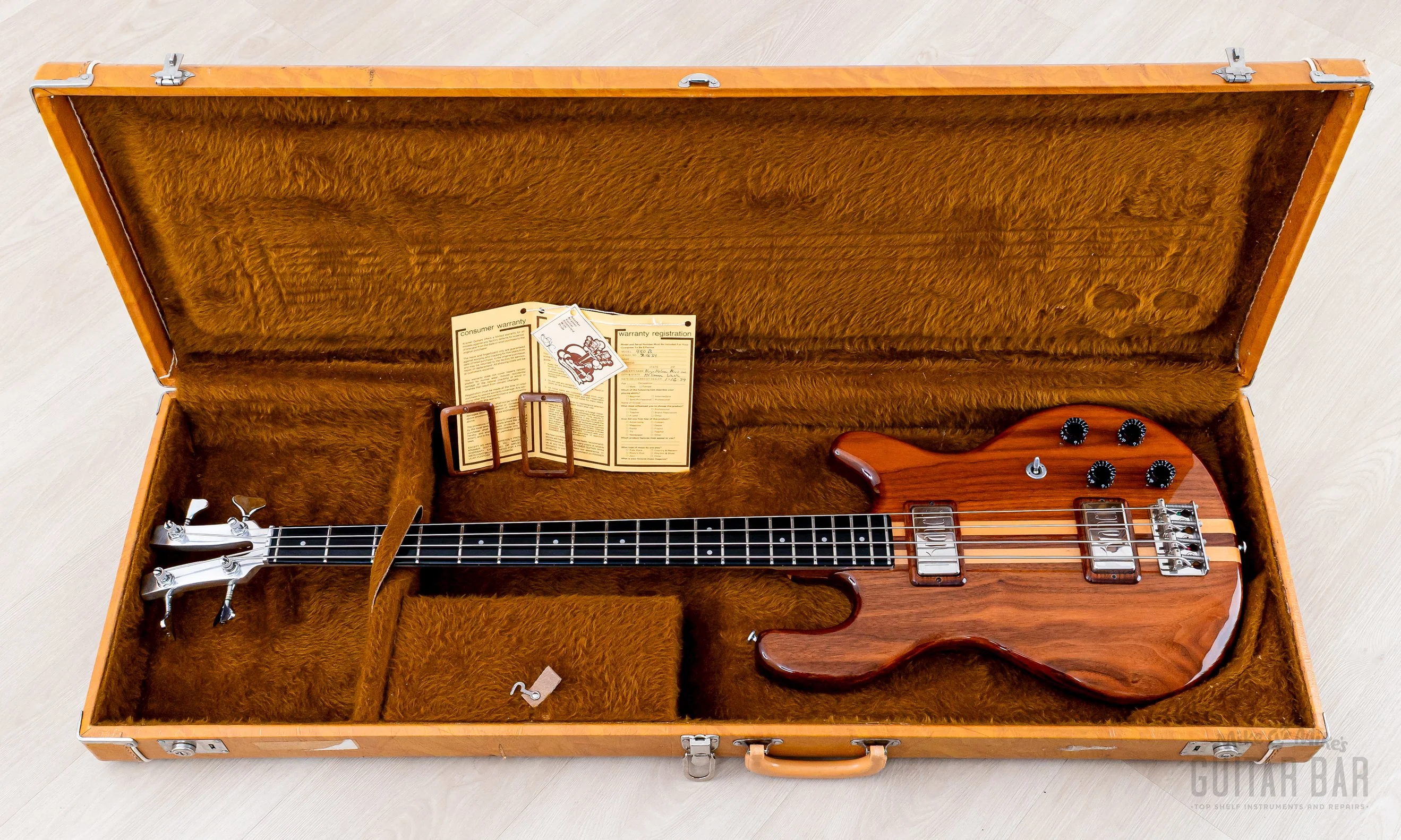 1978 Kramer 450B Deluxe Vintage Aluminum Neck Bass, Near-Mint w/ Case & Hangtags - Image 20