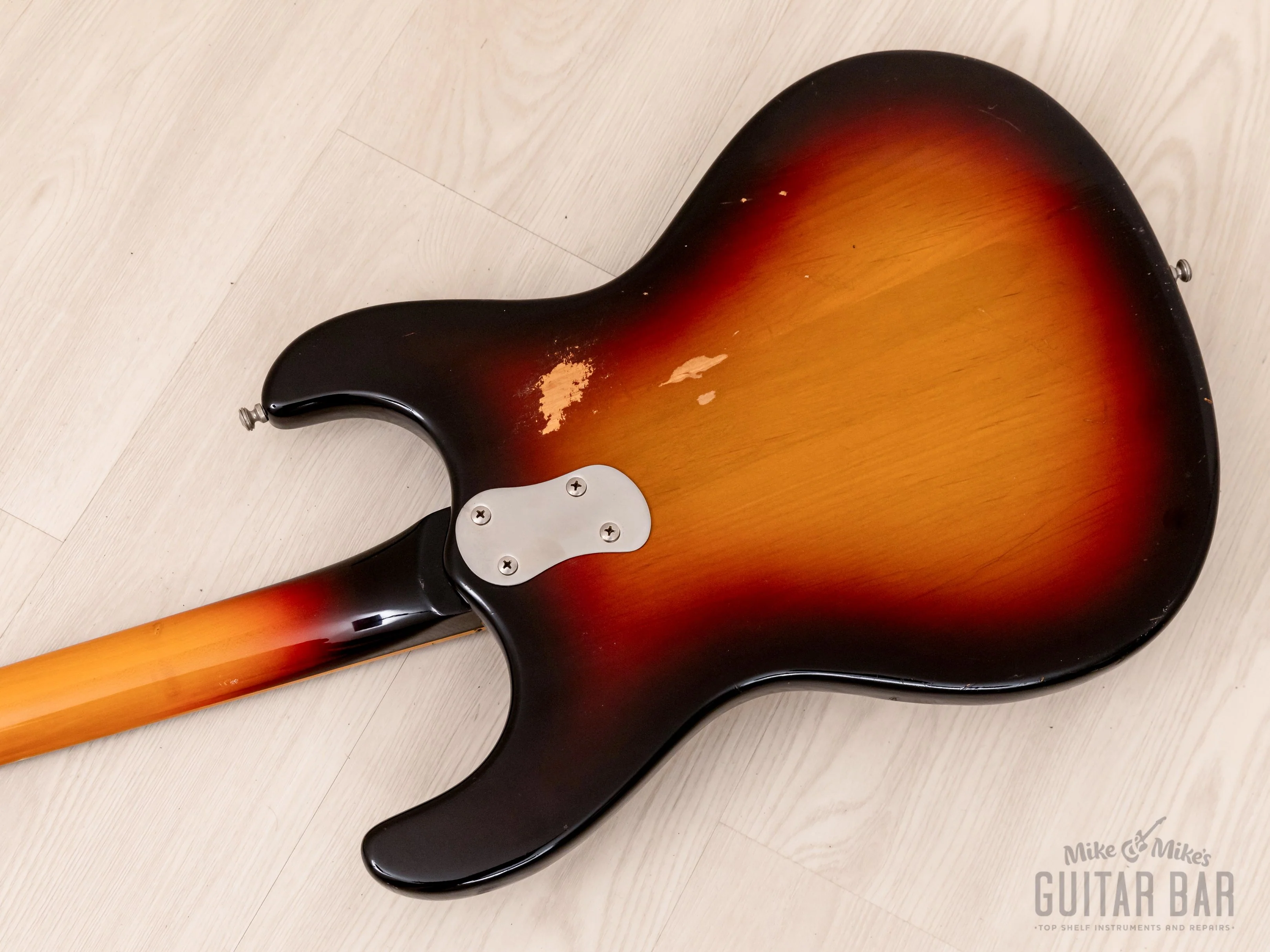 1978 Mosrite Ventures Model Vintage Guitar Sunburst w/ Moseley Vibrato, Case - Image 14