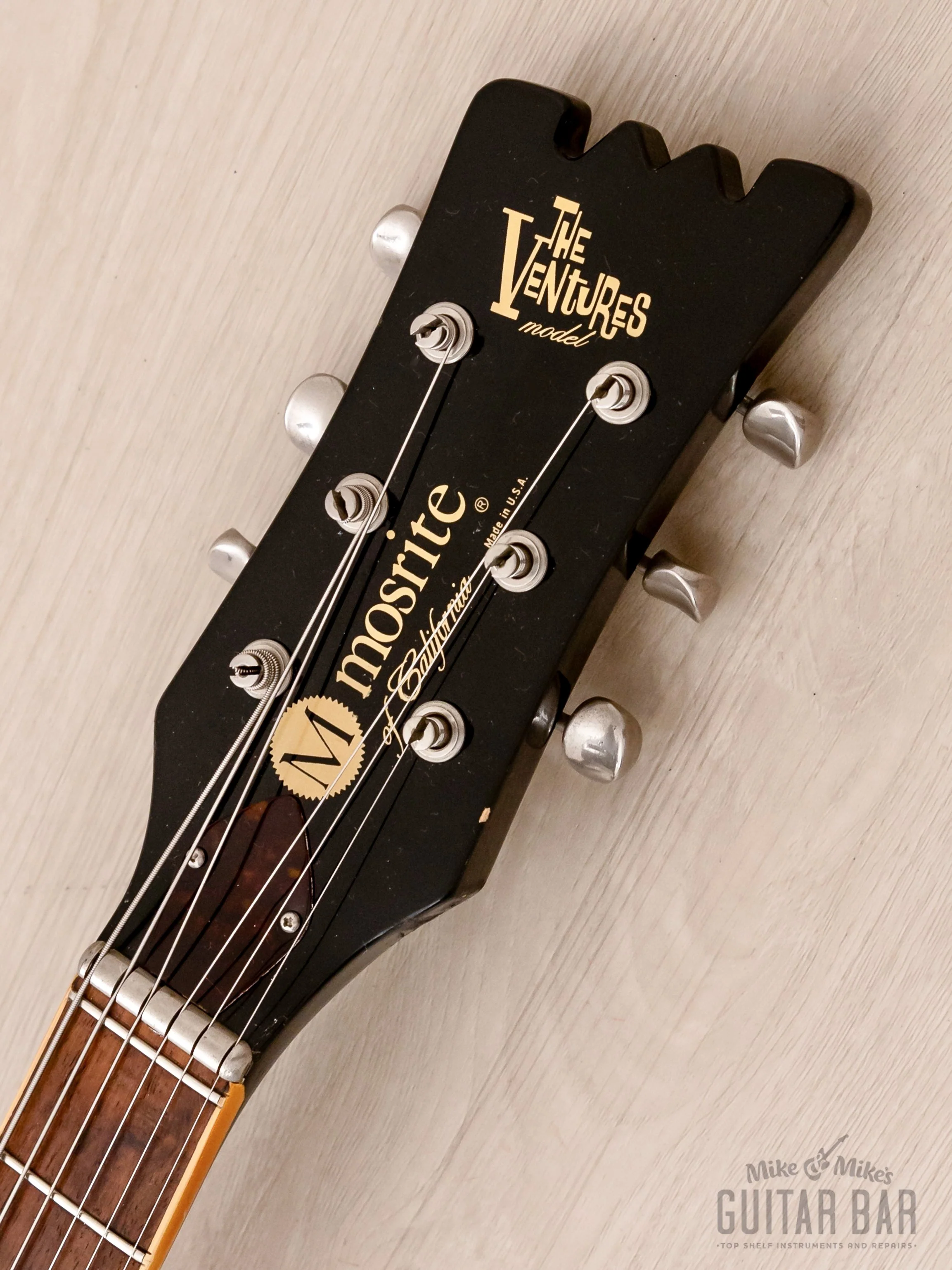1978 Mosrite Ventures Model Vintage Guitar Sunburst w/ Moseley Vibrato, Case - Image 4