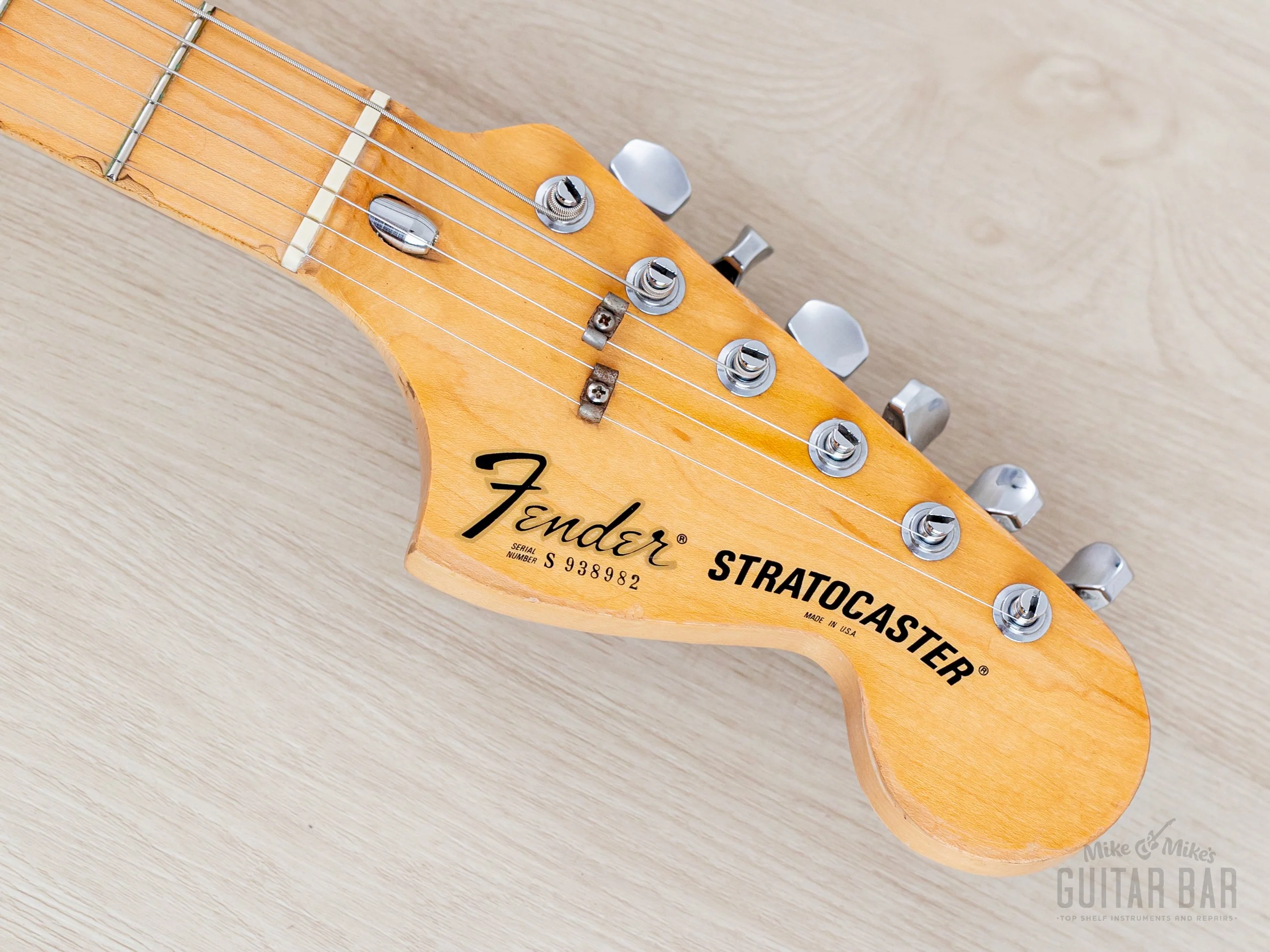 1979 Fender Stratocaster Hardtail Vintage Guitar Natural w/ Case, Featherweight - Image 4