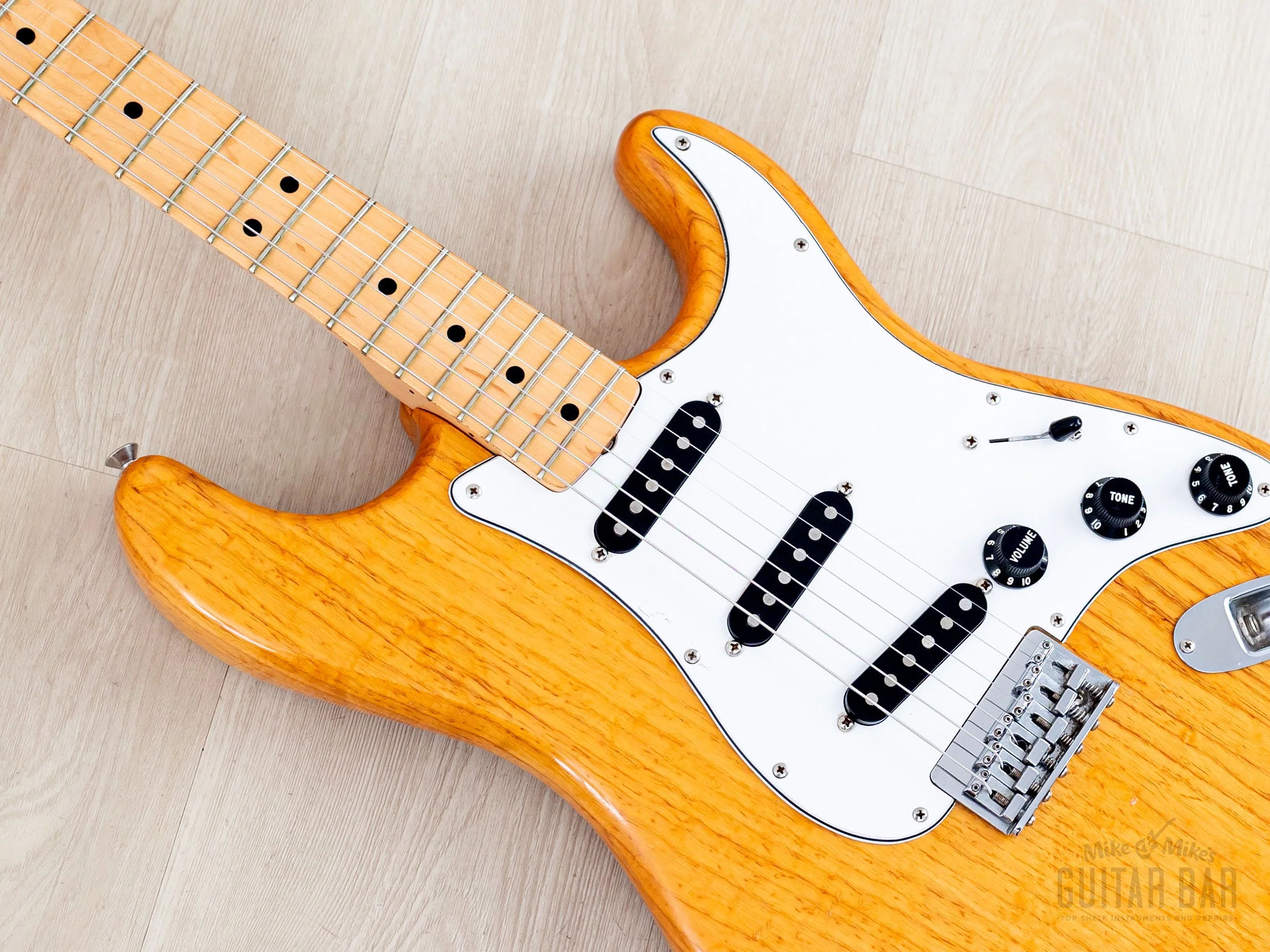 1979 Fender Stratocaster Hardtail Vintage Guitar Natural w/ Case, Featherweight - Image 7