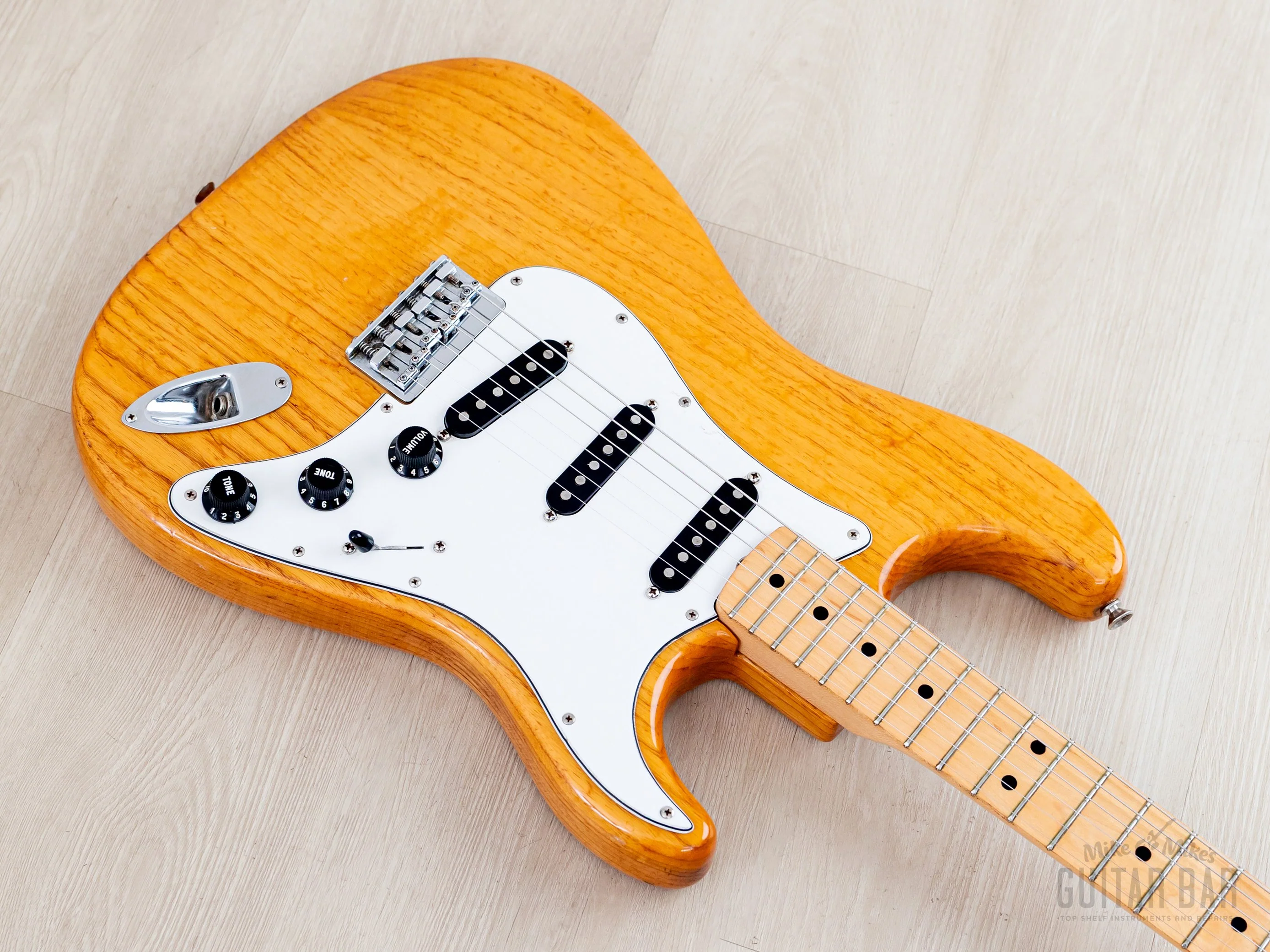 1979 Fender Stratocaster Hardtail Vintage Guitar Natural w/ Case, Featherweight - Image 9