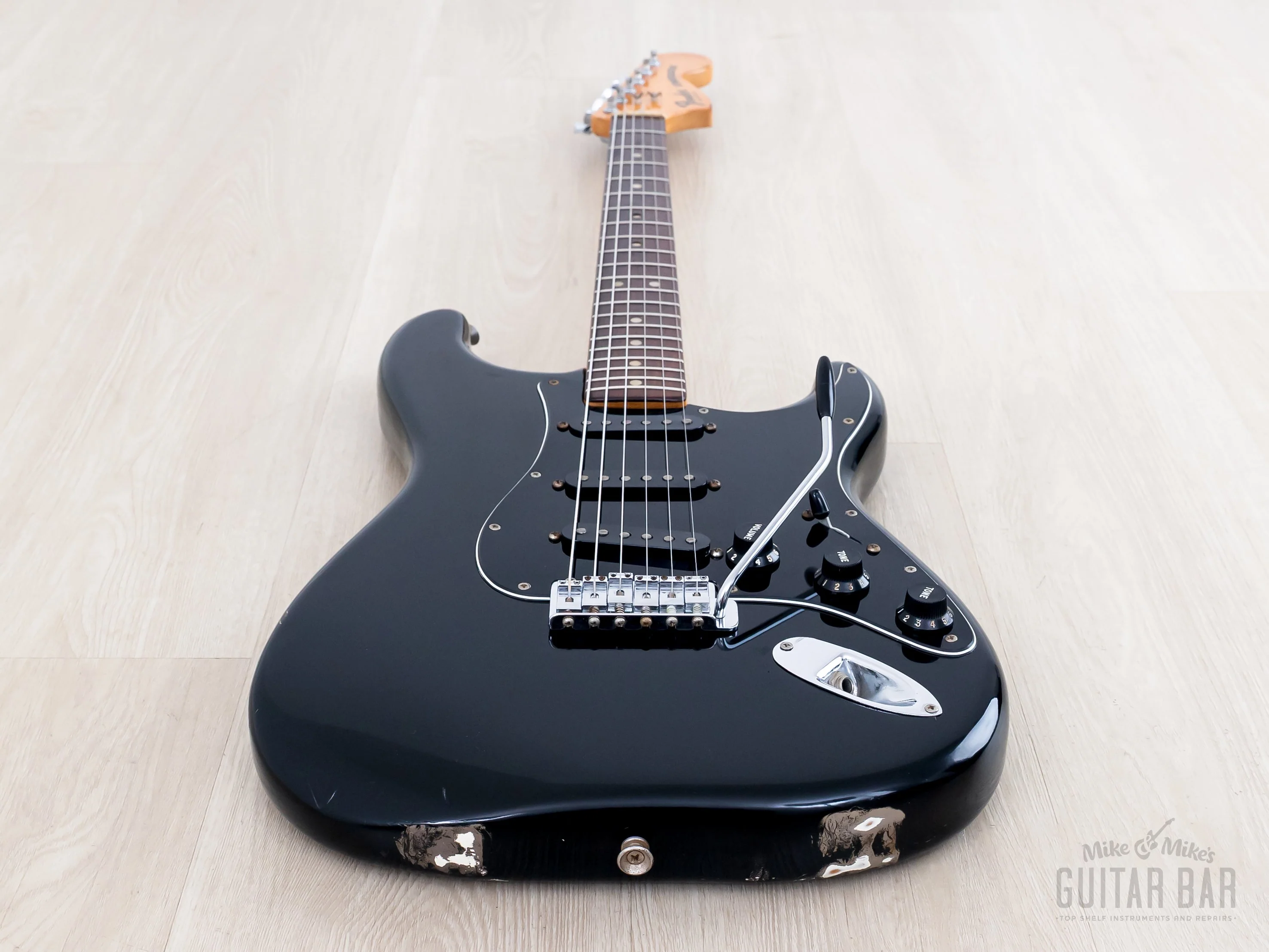 1979 Fender Stratocaster Vintage Electric Guitar Black, 100% Original w/ Case - Image 11