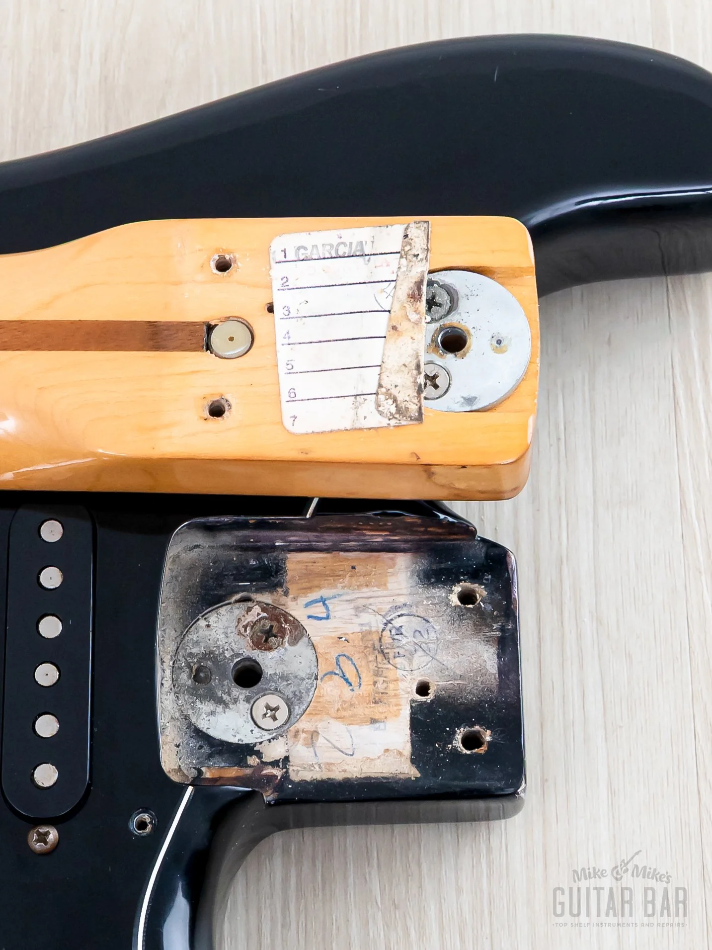 1979 Fender Stratocaster Vintage Electric Guitar Black, 100% Original w/ Case - Image 17