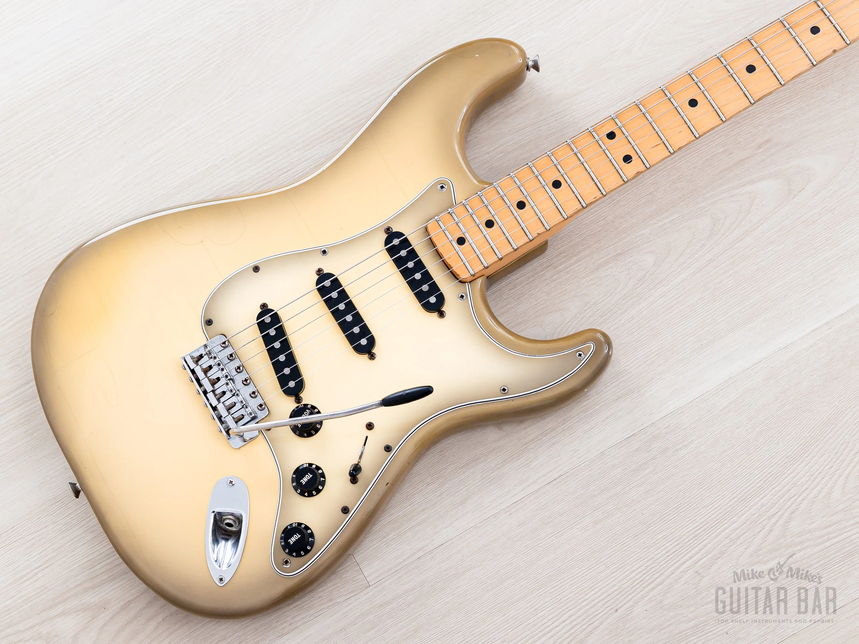 1979 Fender Stratocaster Vintage Guitar Antigua w/ Lollar Pickups + Gray Bobbins, Stainless Frets, Case