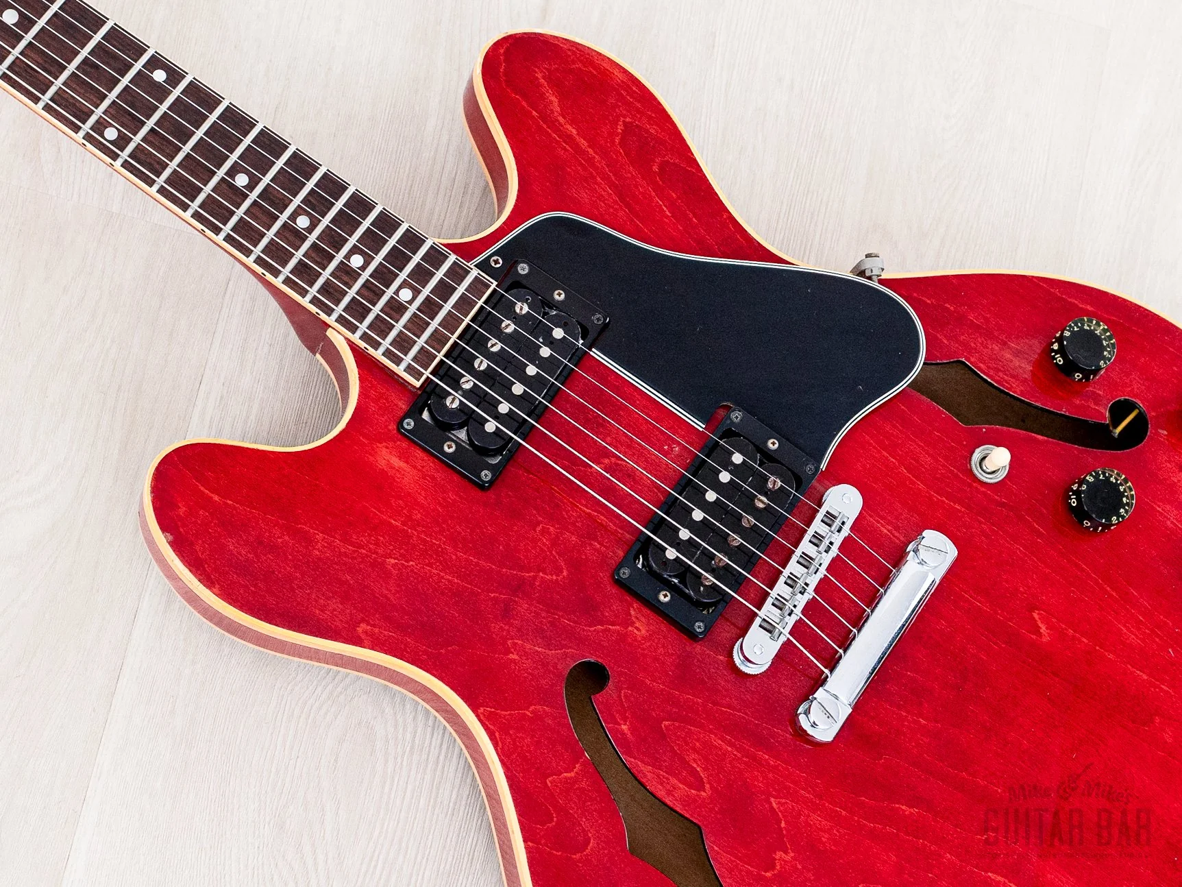 1979 Gibson ES-335 Pro Vintage Semi-Hollow Guitar Cherry w/ 57 Classic PAFs, Case - Image 7