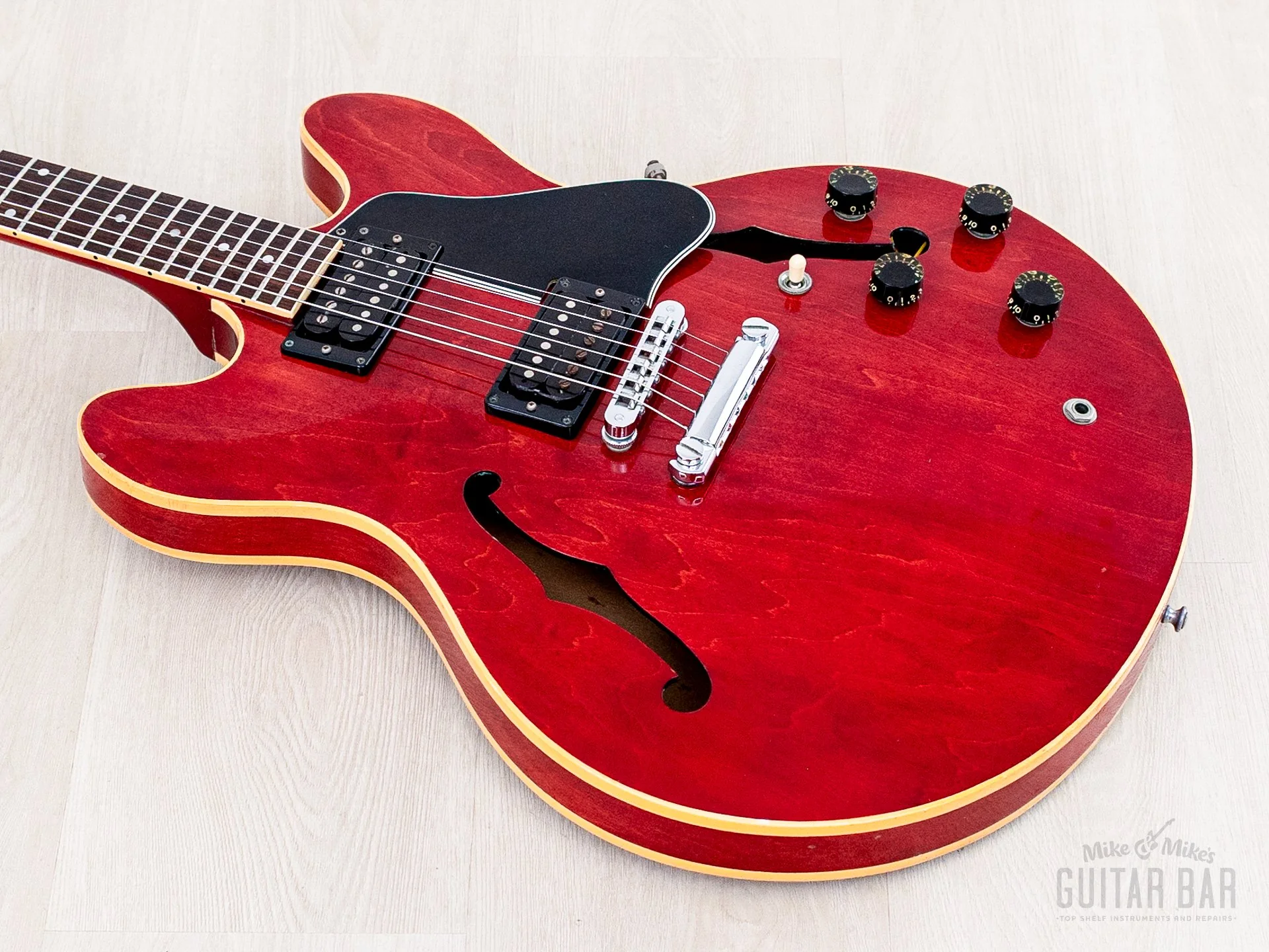 1979 Gibson ES-335 Pro Vintage Semi-Hollow Guitar Cherry w/ 57 Classic PAFs, Case - Image 9