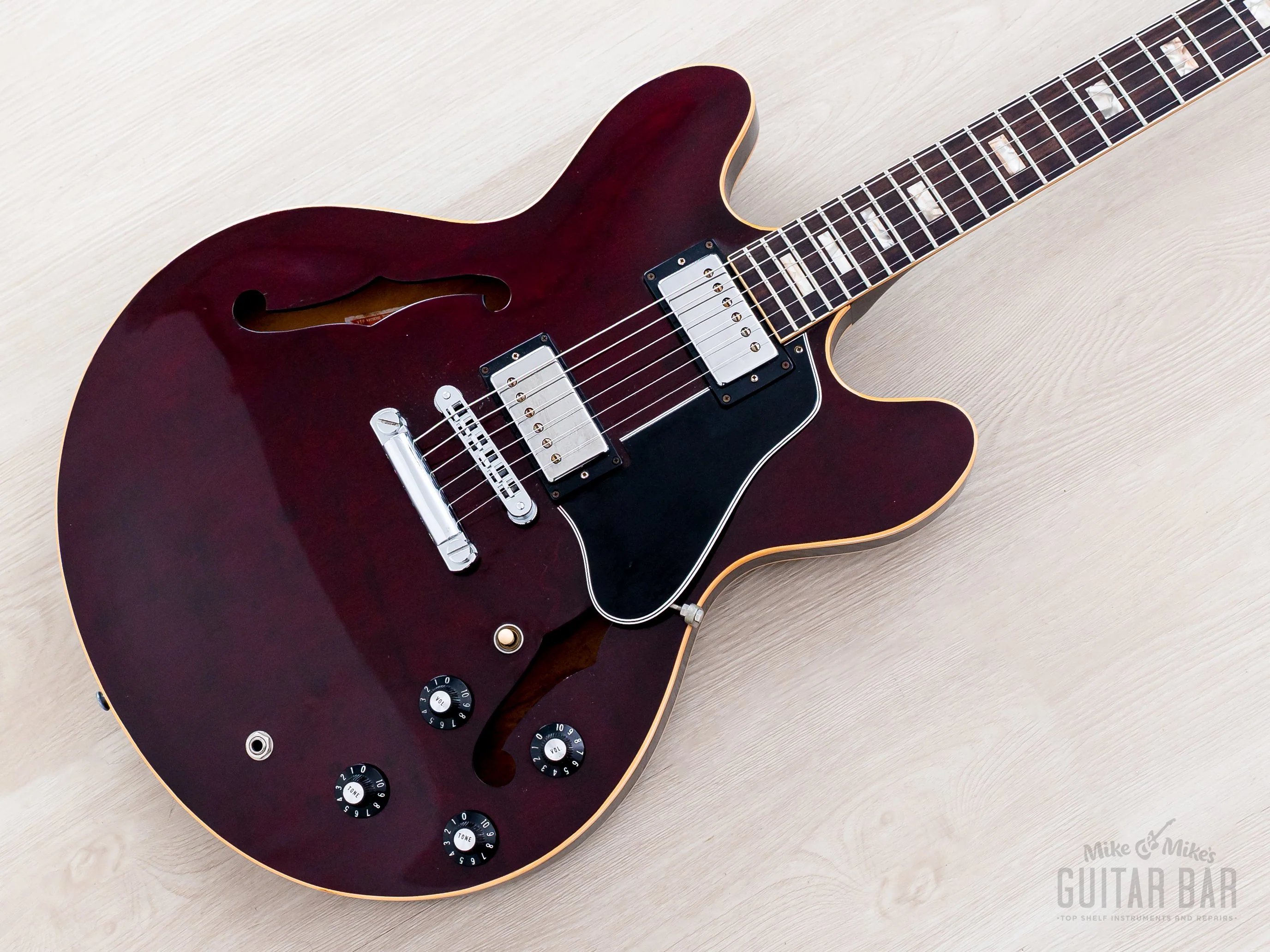 1979 Gibson ES-335 Vintage Semi-Hollow Guitar Wine Red, T-Tops & 1 11/16" Nut w/ Hangtags & Case