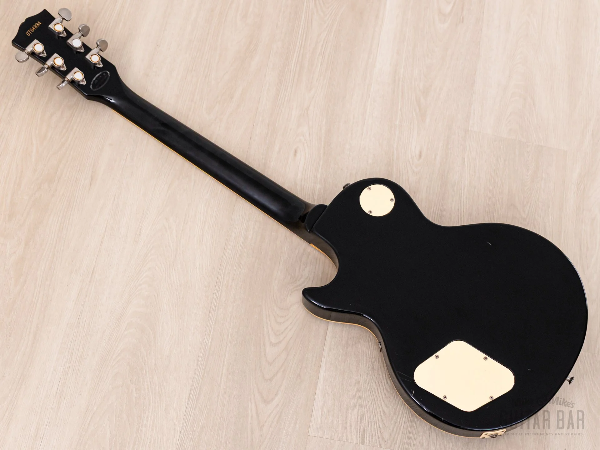 1979 Greco EG800 Standard Vintage Electric Guitar Black w/ Maxon PU-0 Humbuckers, Japan Fujigen - Image 12