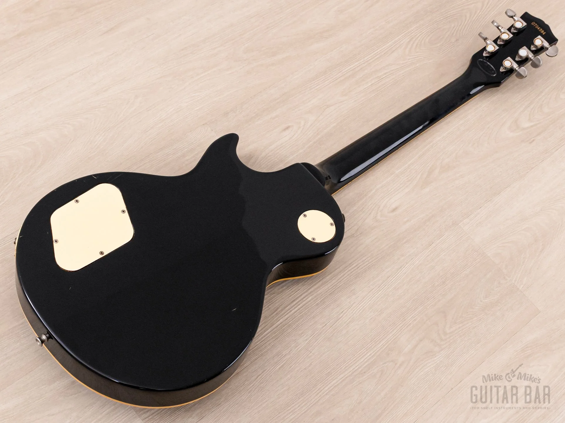 1979 Greco EG800 Standard Vintage Electric Guitar Black w/ Maxon PU-0 Humbuckers, Japan Fujigen - Image 13