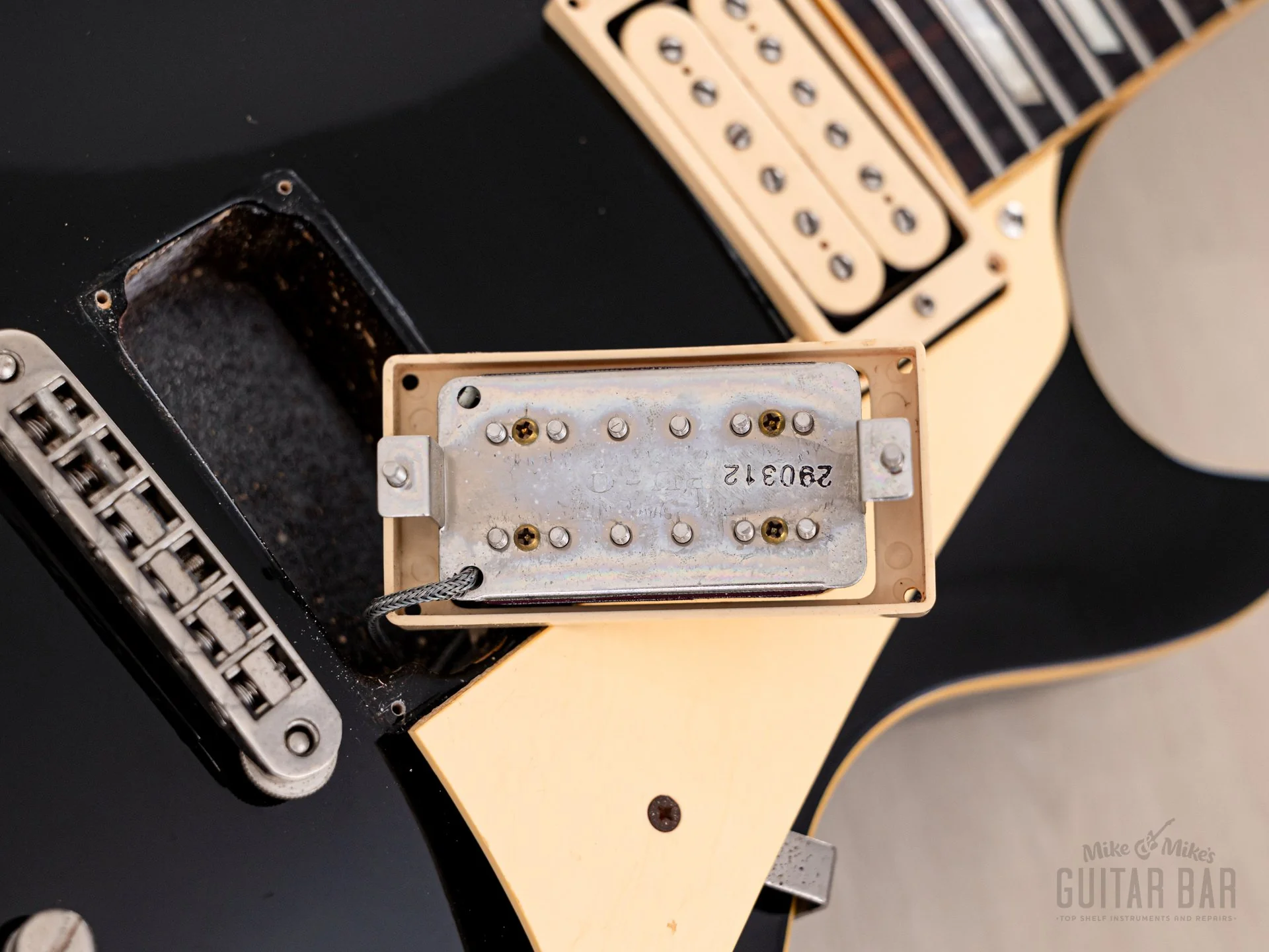1979 Greco EG800 Standard Vintage Electric Guitar Black w/ Maxon PU-0 Humbuckers, Japan Fujigen - Image 19