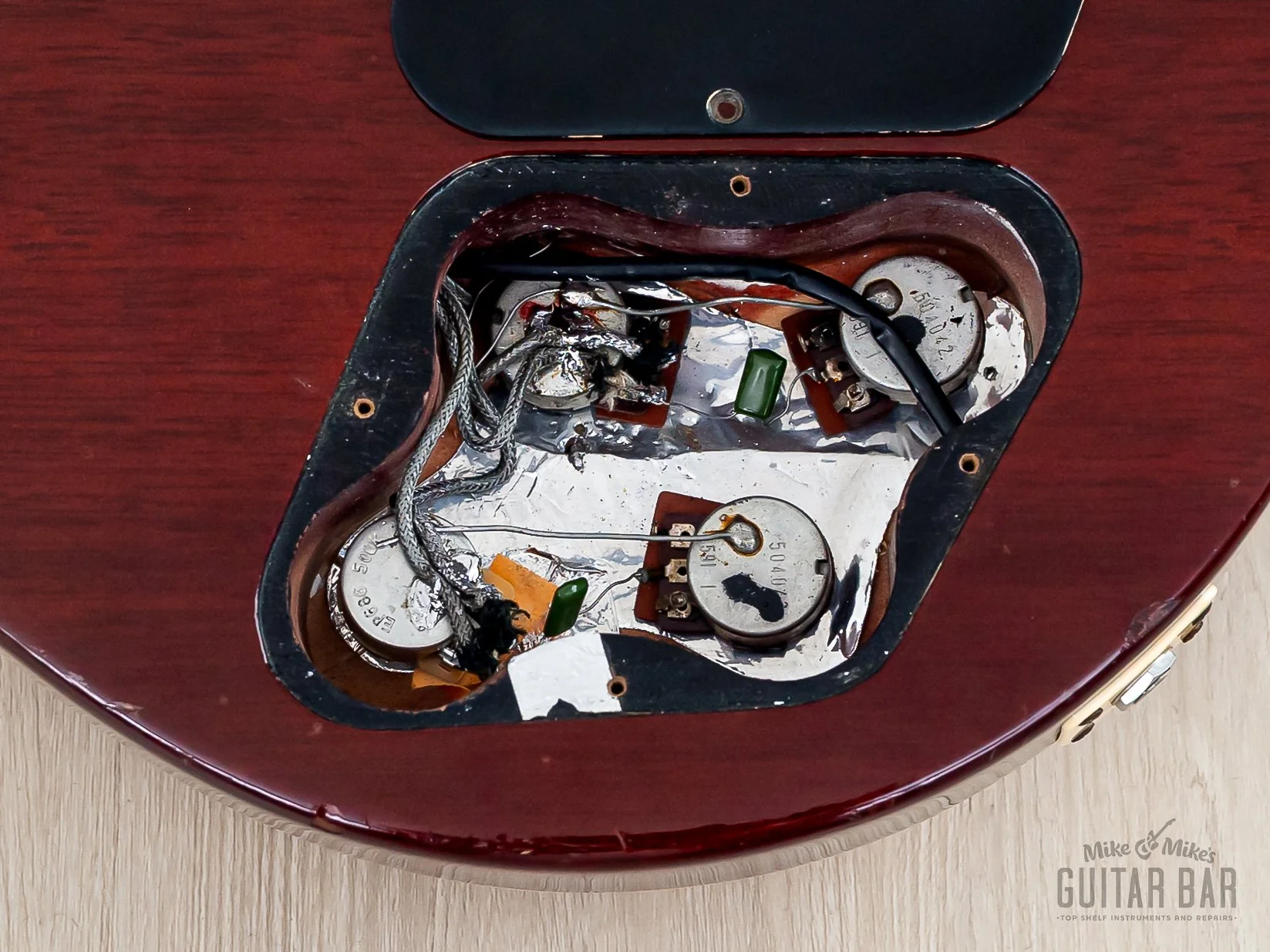 1979 Greco EG850 Limited Edition Flame Top Burst Cherry Sunburst w/ Ebony Board, Maxon PU-2s & Case, Japan Fujigen - Image 15