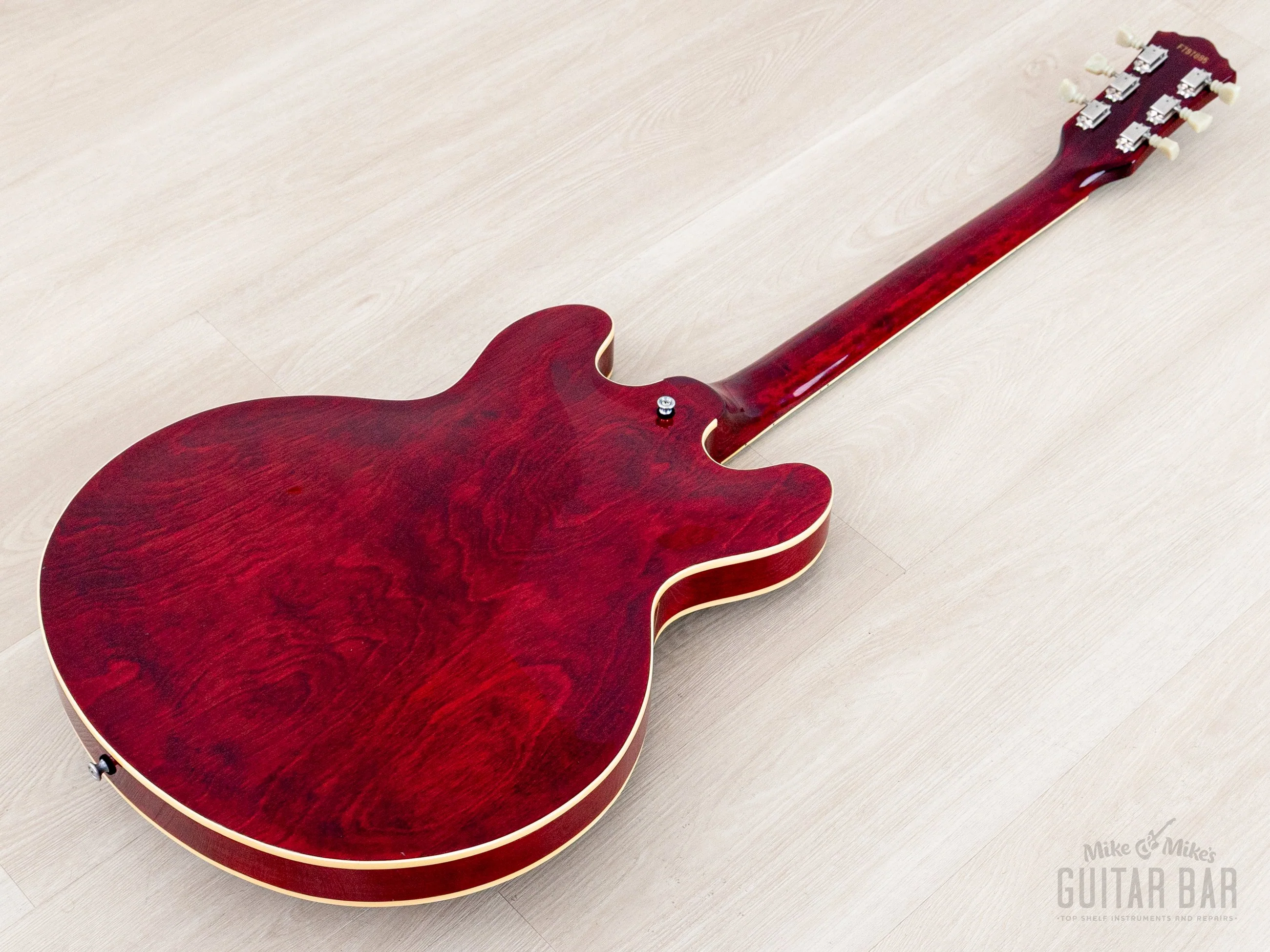 1979 Greco SA-550 Vintage ES Guitar Cherry, Near-Mint w/ Maxon U-1000 & Case, Japan Fujigen - Image 13
