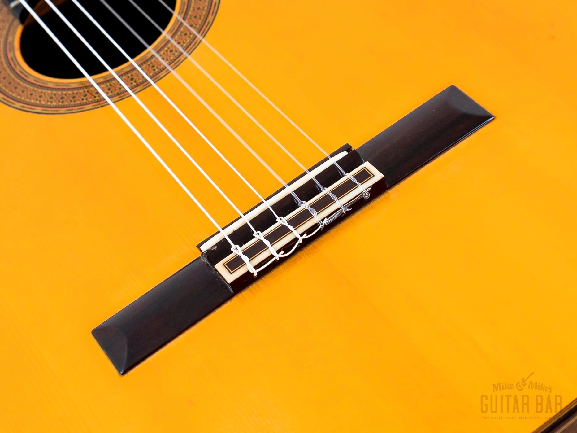 1979 Hakusui Imai C10 Vintage Classical Guitar, Spruce + Rosewood w/ Case - Image 9