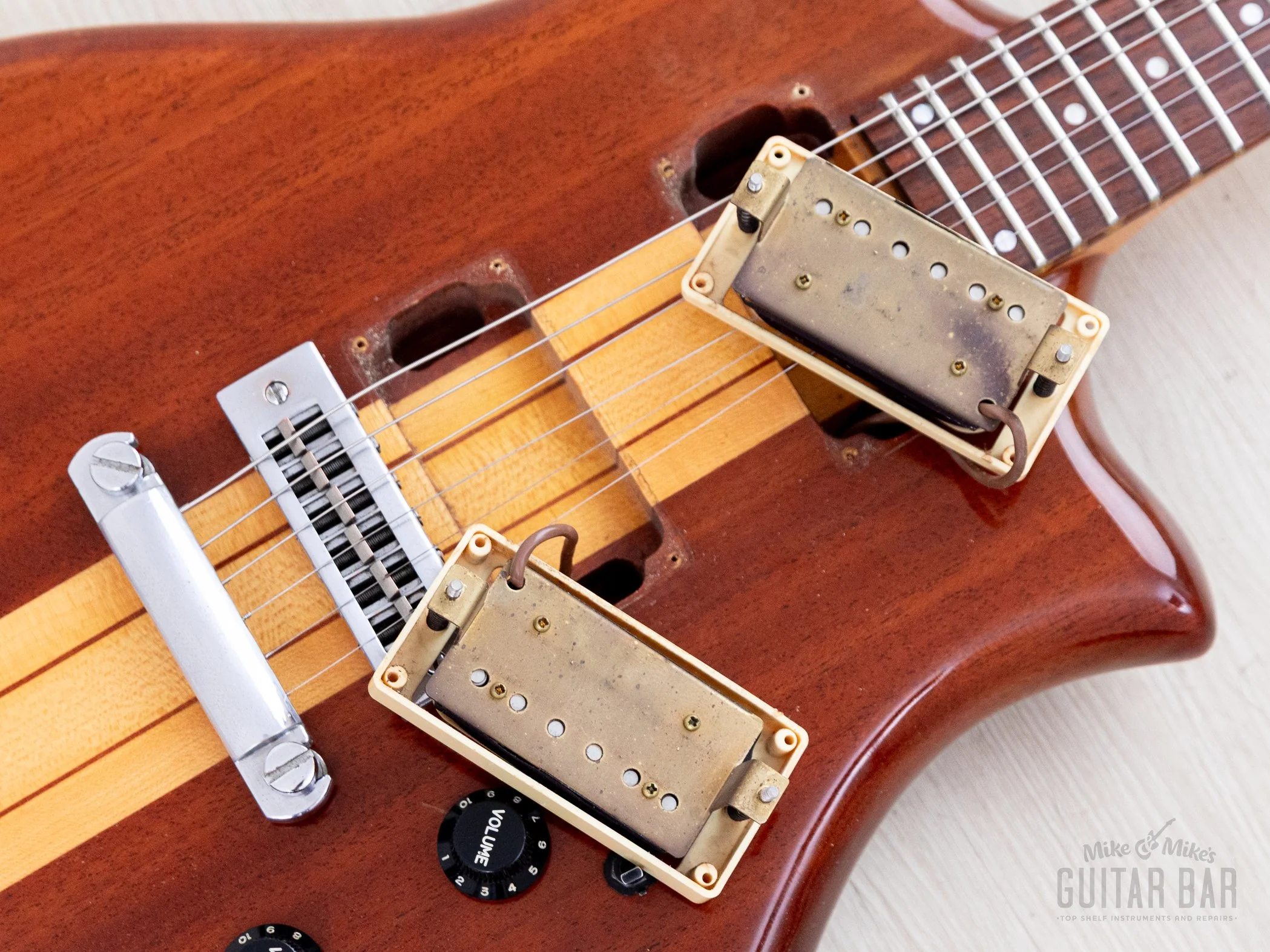 1979 Kawai F-1 Jr Vintage Neck Through Electric Guitar, Stainless Steel 24 Fret, Japan - Image 16