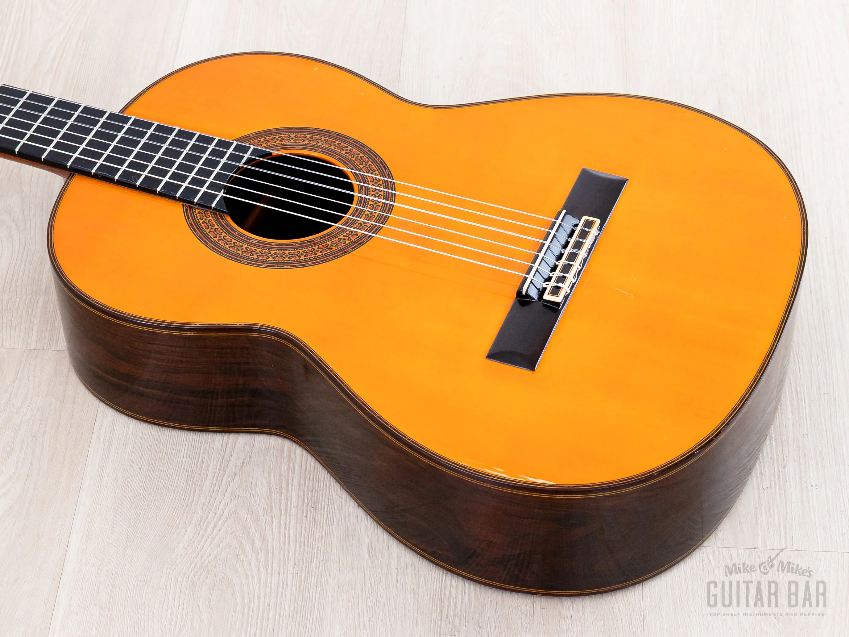 1979 Sakazo Nakade No. 3000 Vintage Classical Guitar, Spruce + Brazilian Rosewood w/ Case - Image 11