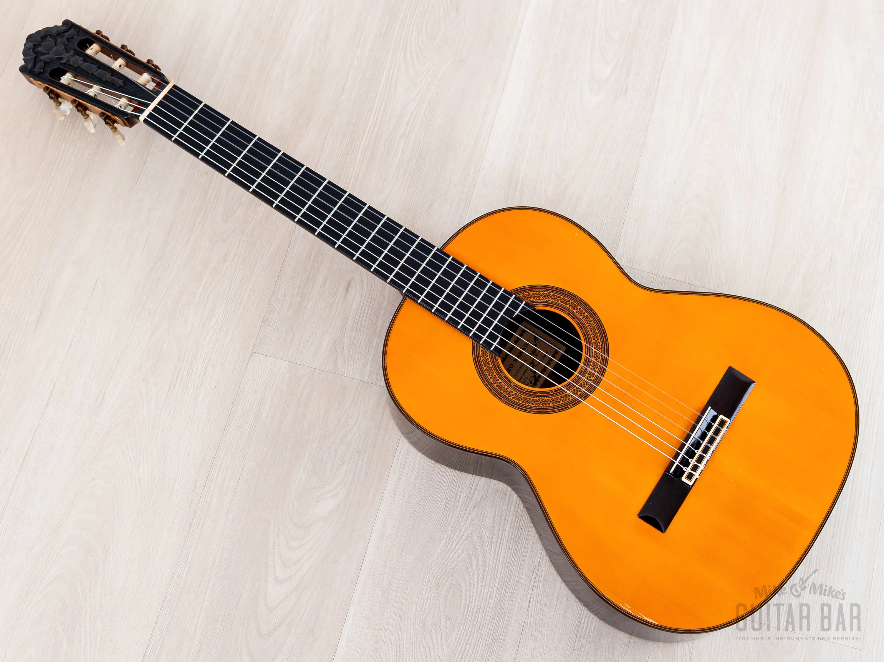 1979 Sakazo Nakade No. 3000 Vintage Classical Guitar, Spruce + Brazilian Rosewood w/ Case - Image 13