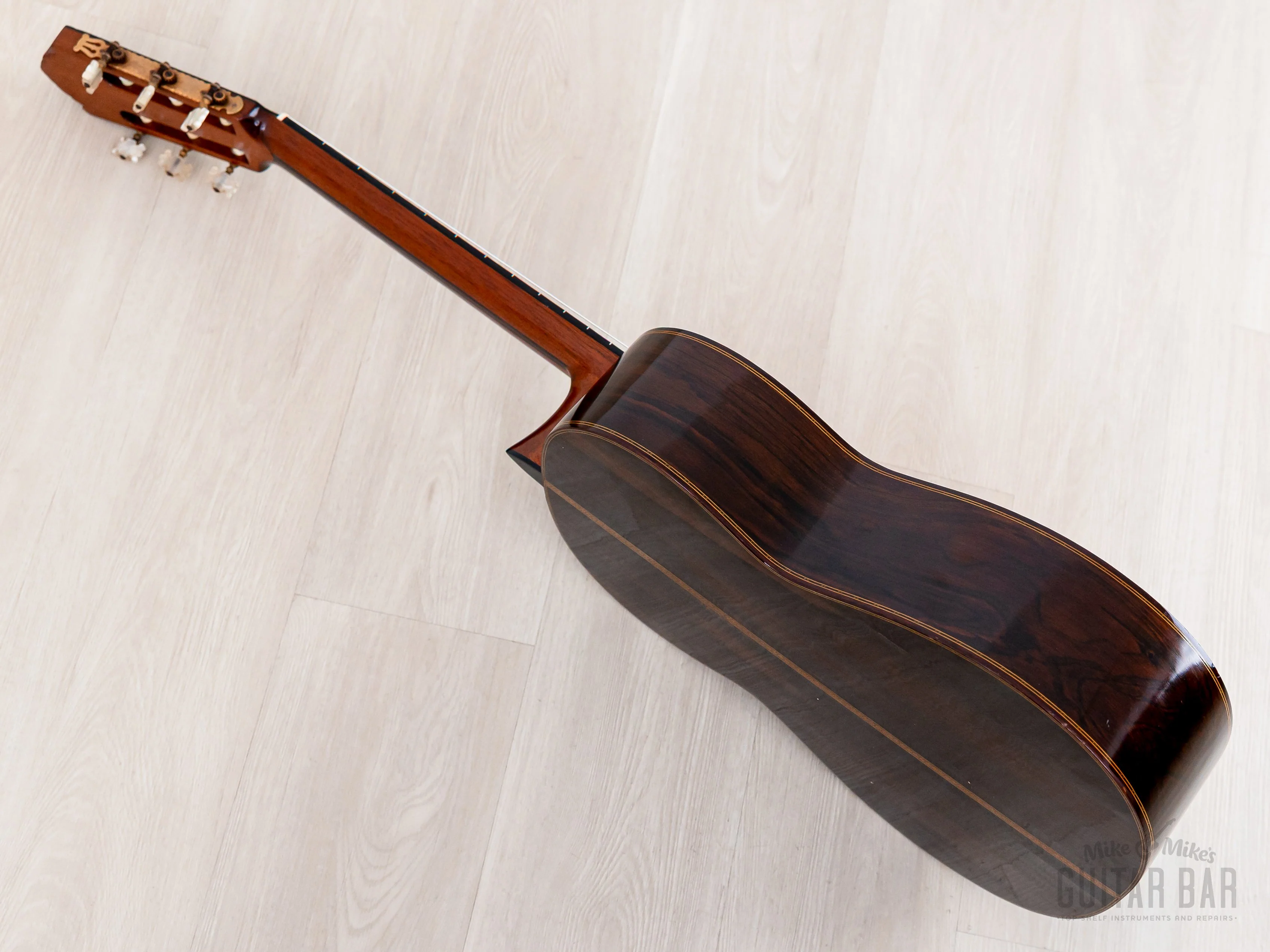 1979 Sakazo Nakade No. 3000 Vintage Classical Guitar, Spruce + Brazilian Rosewood w/ Case - Image 15