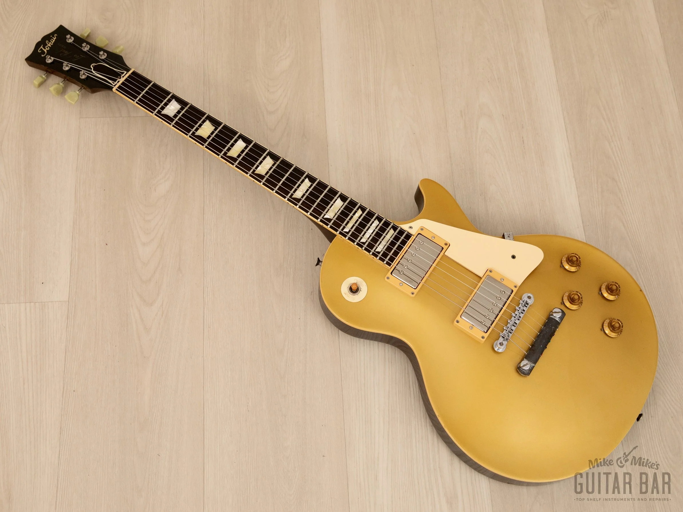 1979 Tokai Les Paul Reborn LS-50 Goldtop Darkback Vintage Guitar w/ Gibson 61 PAFs, Case - Image 11