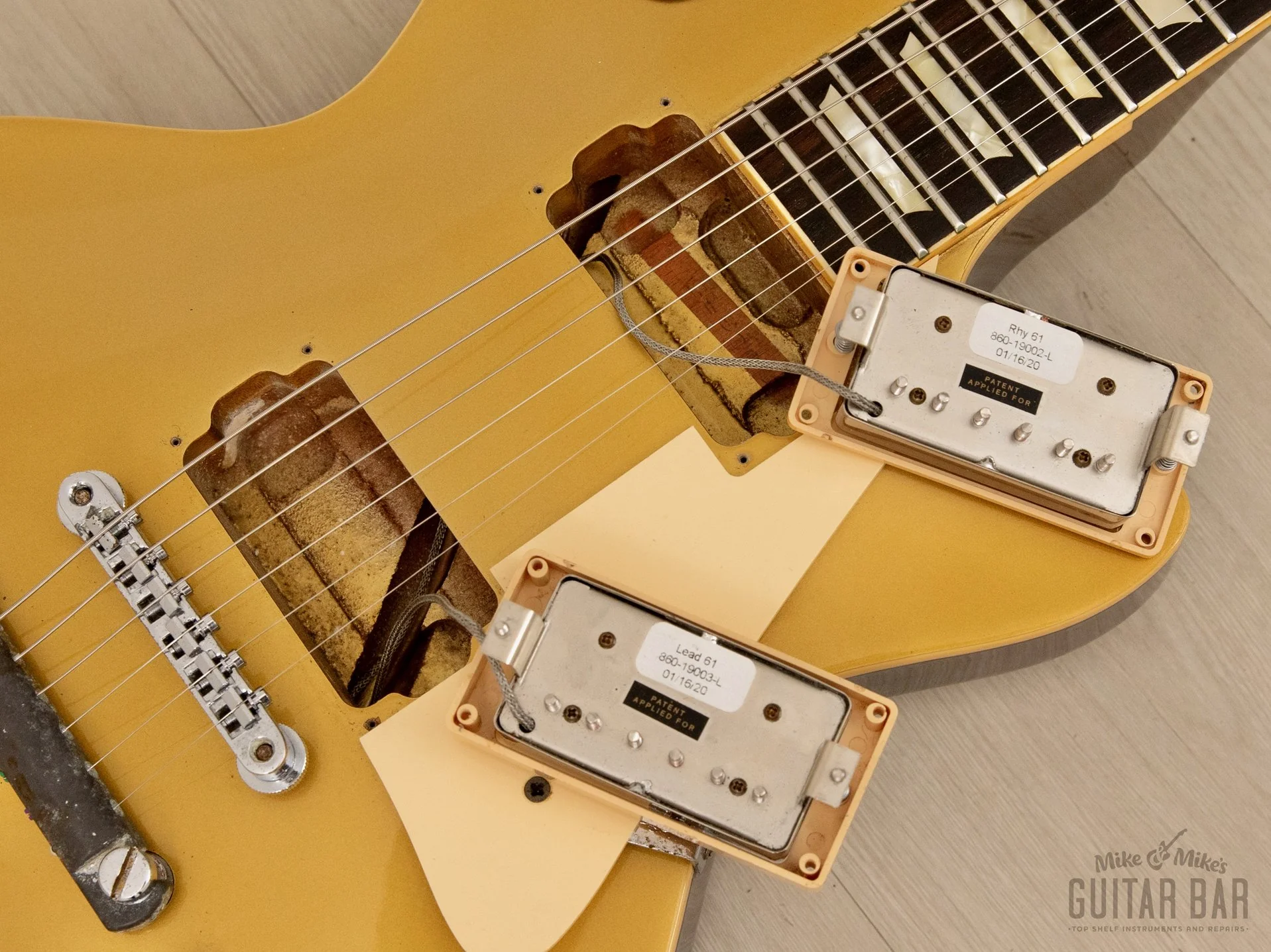 1979 Tokai Les Paul Reborn LS-50 Goldtop Darkback Vintage Guitar w/ Gibson 61 PAFs, Case - Image 16