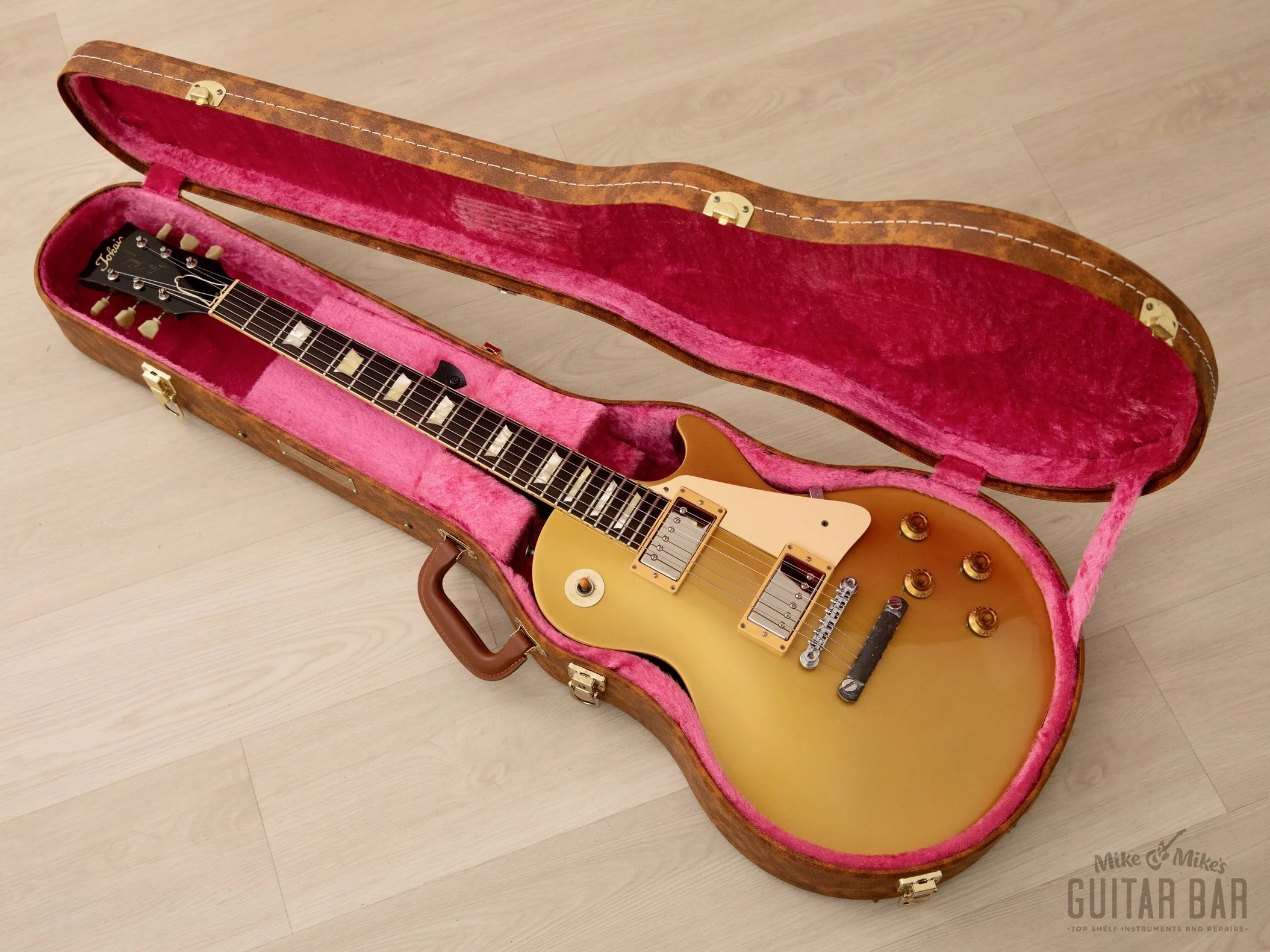 1979 Tokai Les Paul Reborn LS-50 Goldtop Darkback Vintage Guitar w/ Gibson 61 PAFs, Case - Image 20
