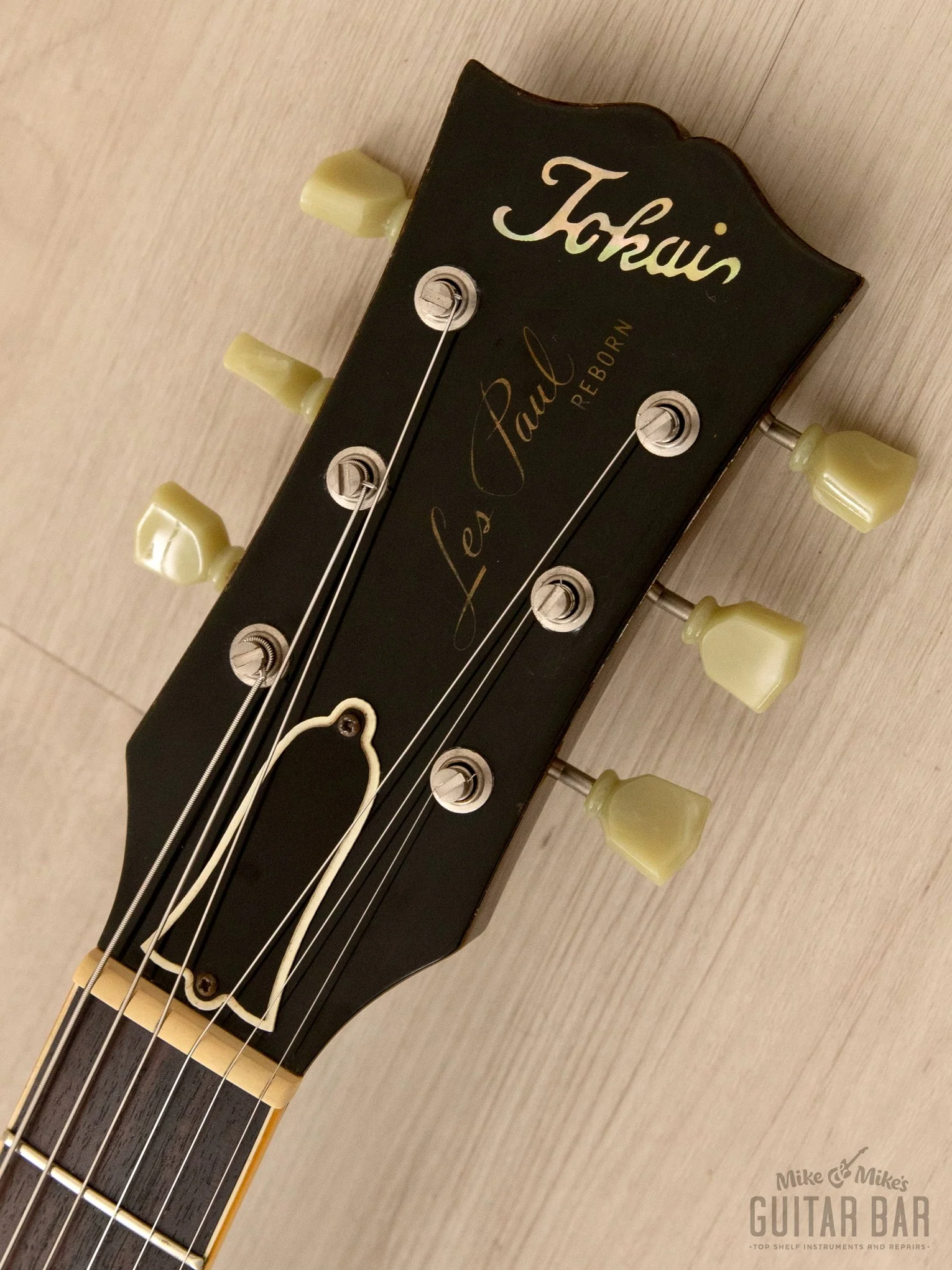 1979 Tokai Les Paul Reborn LS-50 Goldtop Darkback Vintage Guitar w/ Gibson 61 PAFs, Case - Image 4