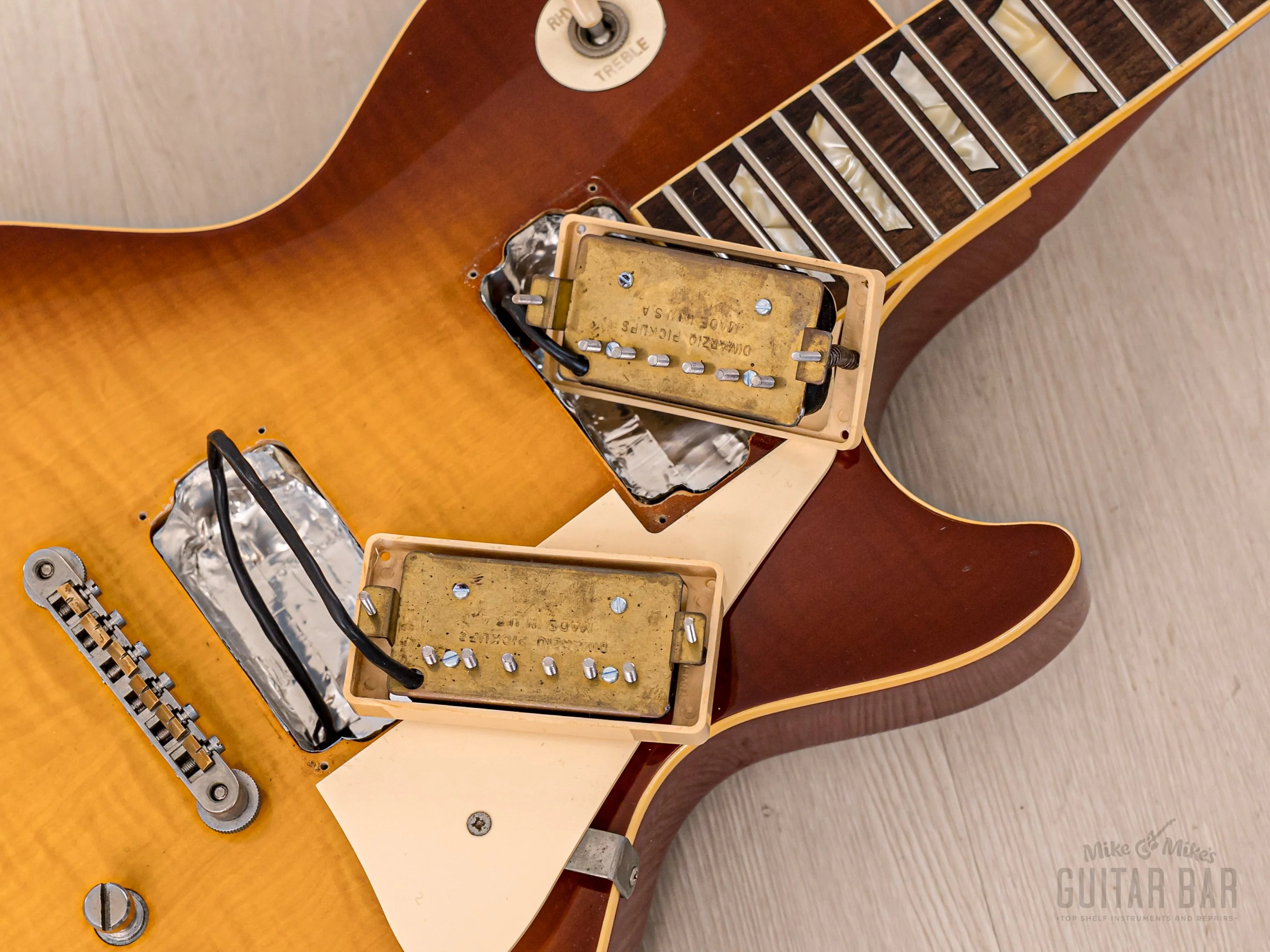 1979 Tokai Les Paul Reborn “Love Rock” LS-120 OS Flame Top Sunburst Lacquer w/ DiMarzio PAFs, Case - Image 16