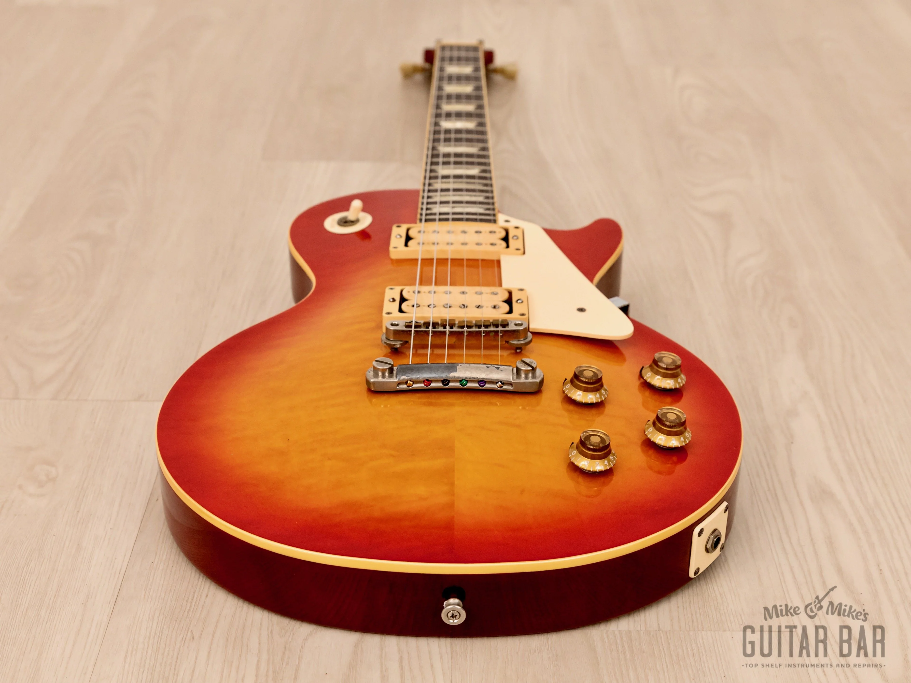 1979 Tokai Les Paul Reborn LS-120 Vintage Flame Top Guitar, Collector-Grade w/ Case, Love Rock - Image 11