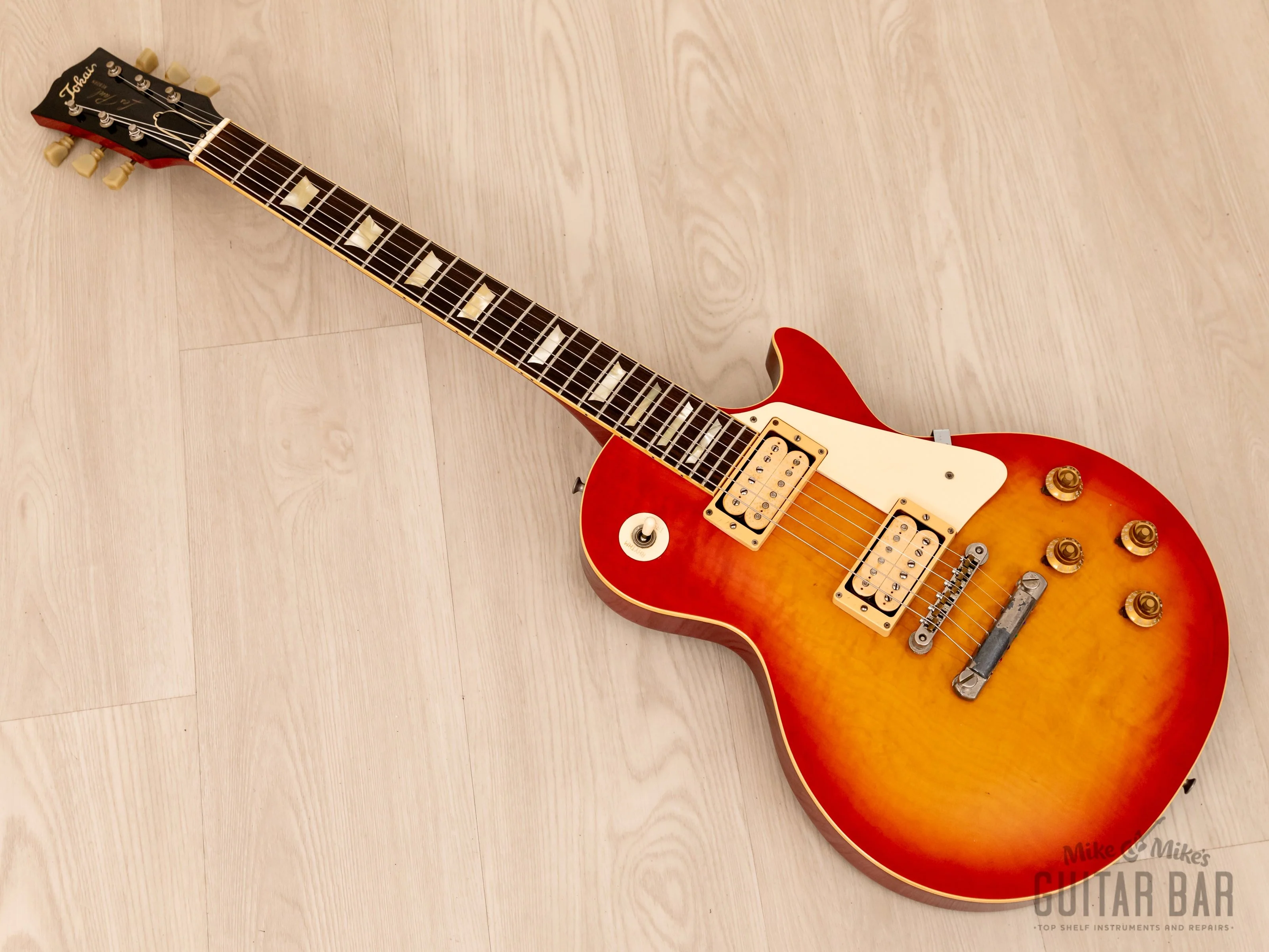 1979 Tokai Les Paul Reborn LS-120 Vintage Flame Top Guitar, Collector-Grade w/ Case, Love Rock - Image 12