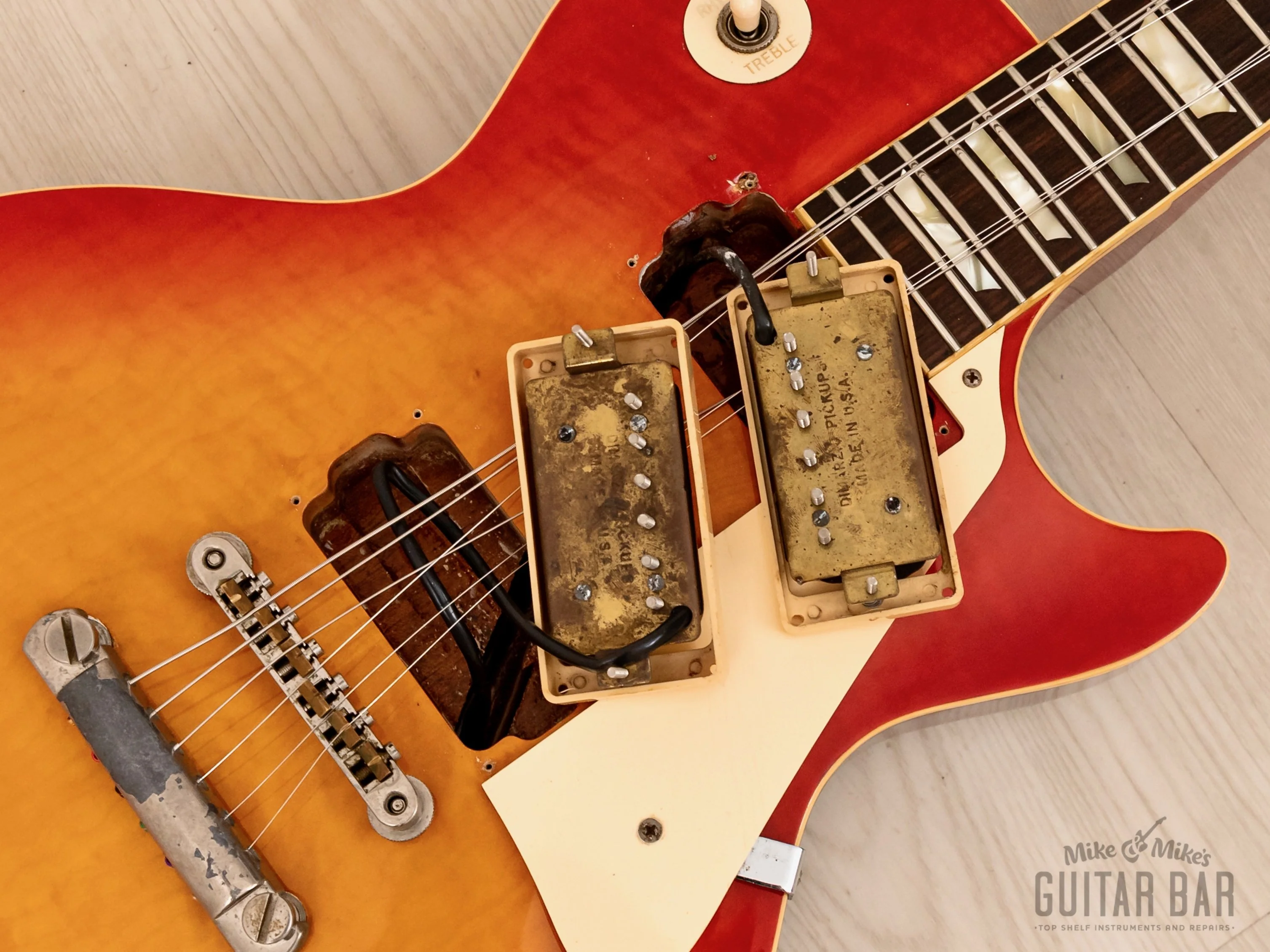 1979 Tokai Les Paul Reborn LS-120 Vintage Flame Top Guitar, Collector-Grade w/ Case, Love Rock - Image 17