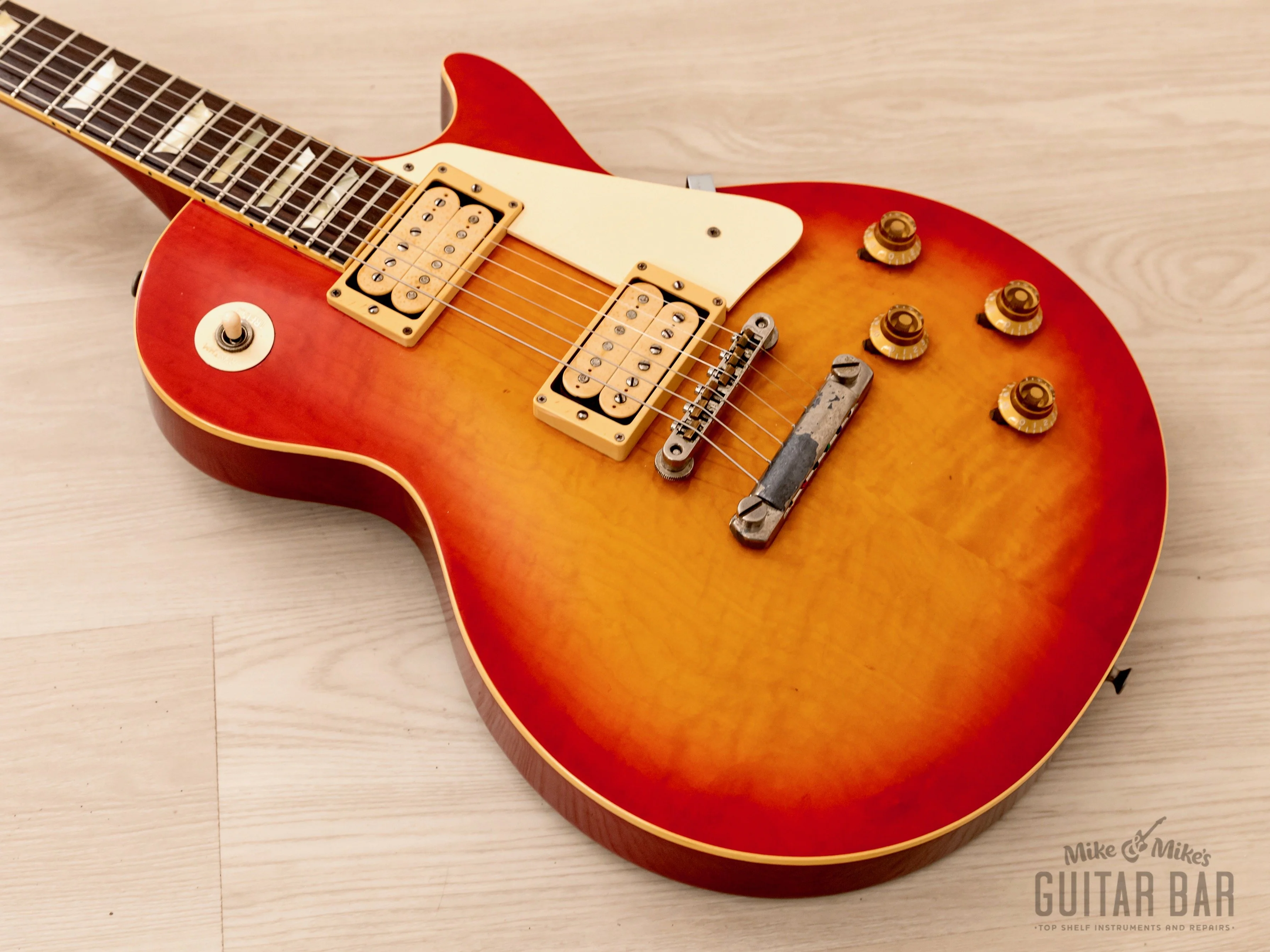 1979 Tokai Les Paul Reborn LS-120 Vintage Flame Top Guitar, Collector-Grade w/ Case, Love Rock - Image 9