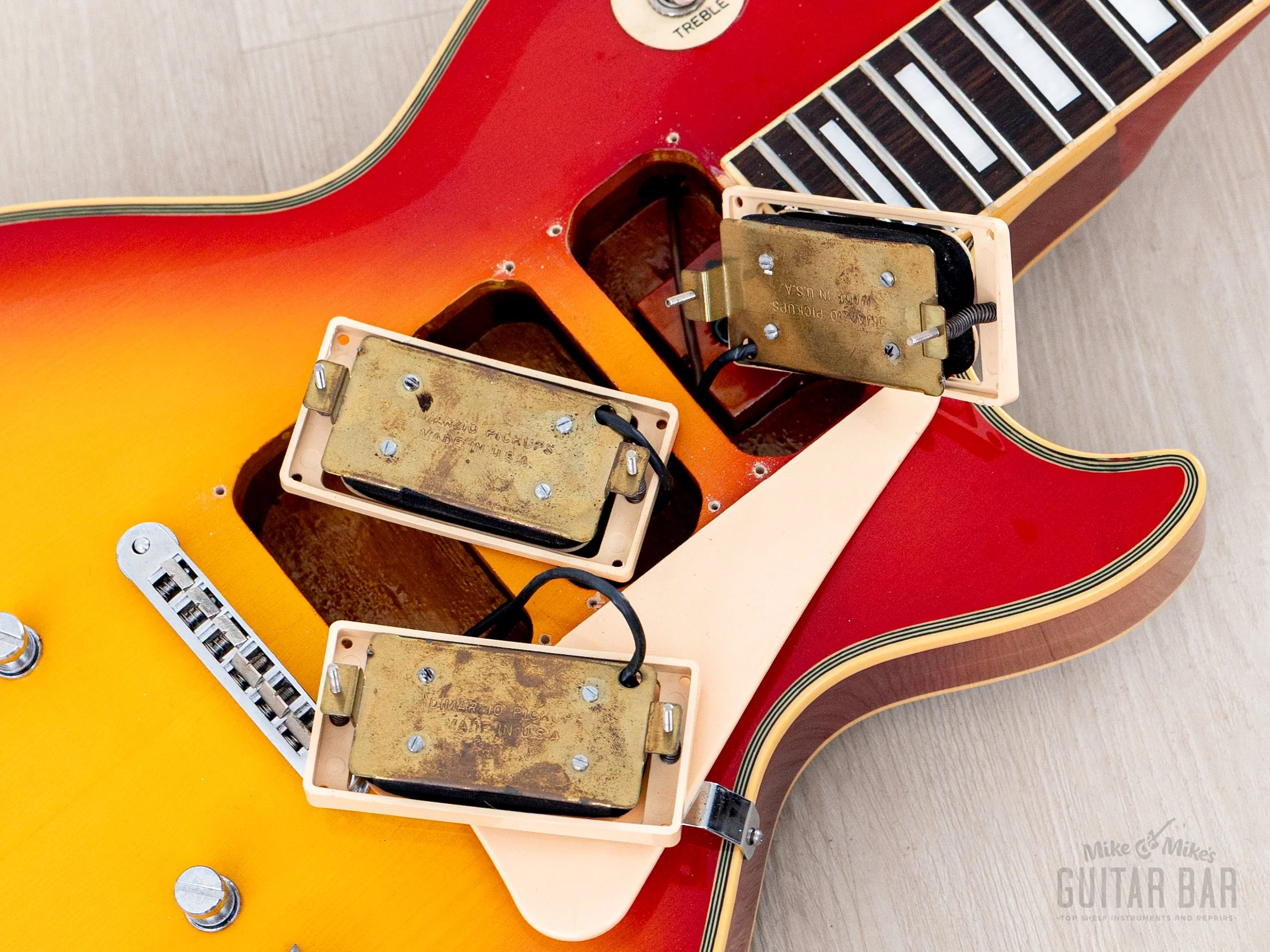 1980 Aria Pro II Custom LP-600 Ace Frehley Model Vintage Guitar w/ DiMarzio & Case, Japan Matsumoku - Image 16