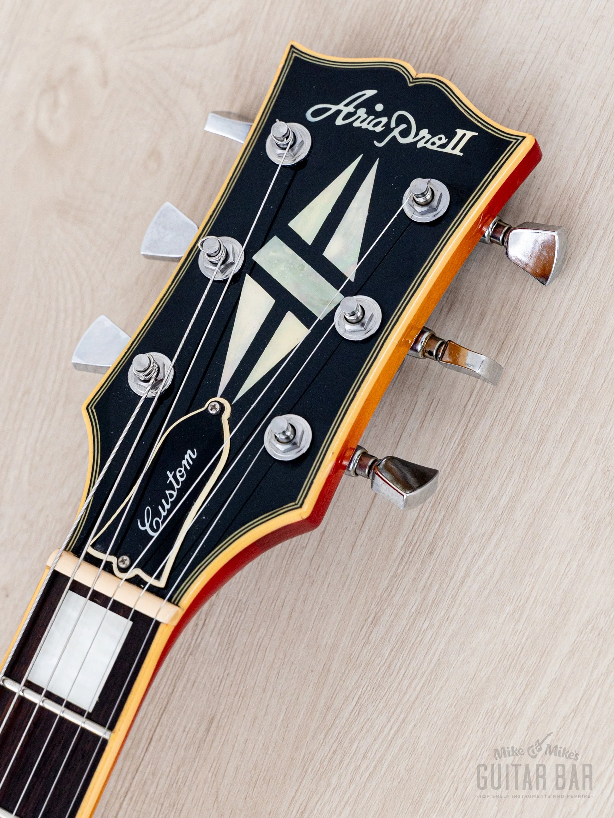 1980 Aria Pro II Custom LP-600 Ace Frehley Model Vintage Guitar w/ DiMarzio & Case, Japan Matsumoku - Image 4