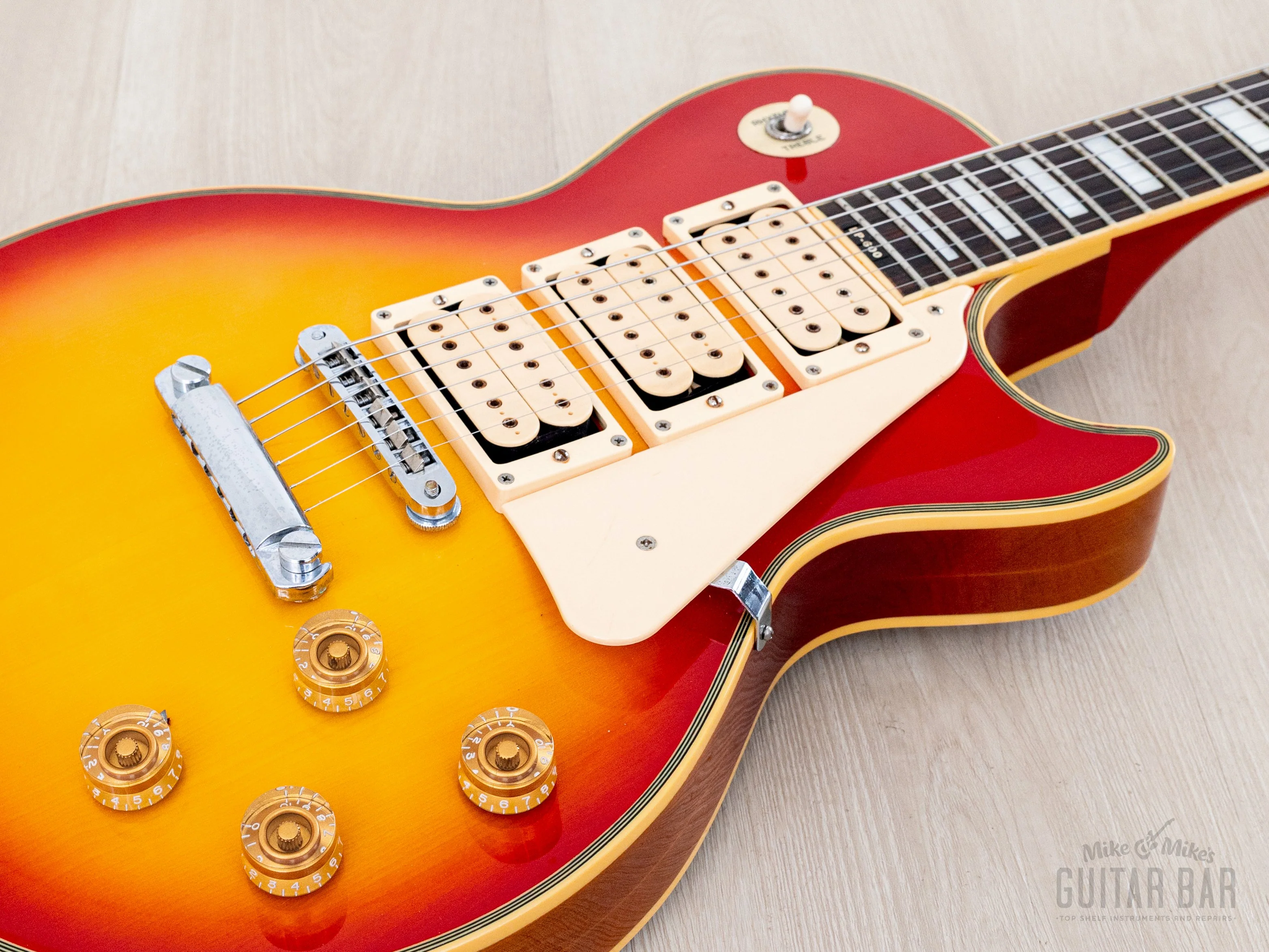 1980 Aria Pro II Custom LP-600 Ace Frehley Model Vintage Guitar w/ DiMarzio & Case, Japan Matsumoku - Image 6