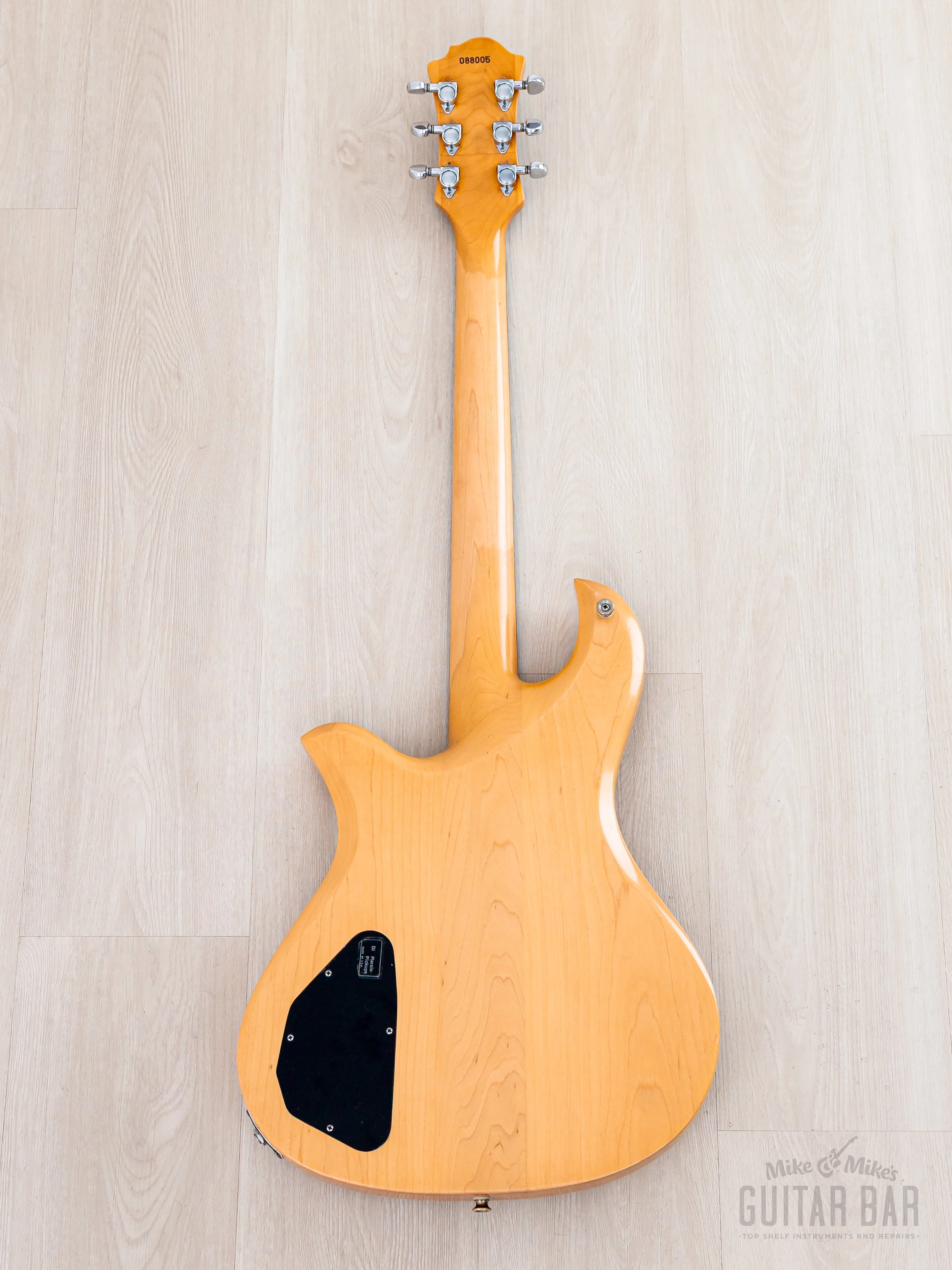 1980 Aria Pro II EG-1400 Eagle Vintage Neck Through Guitar, Near-Mint w/ DiMarzio & Case, Japan - Image 3