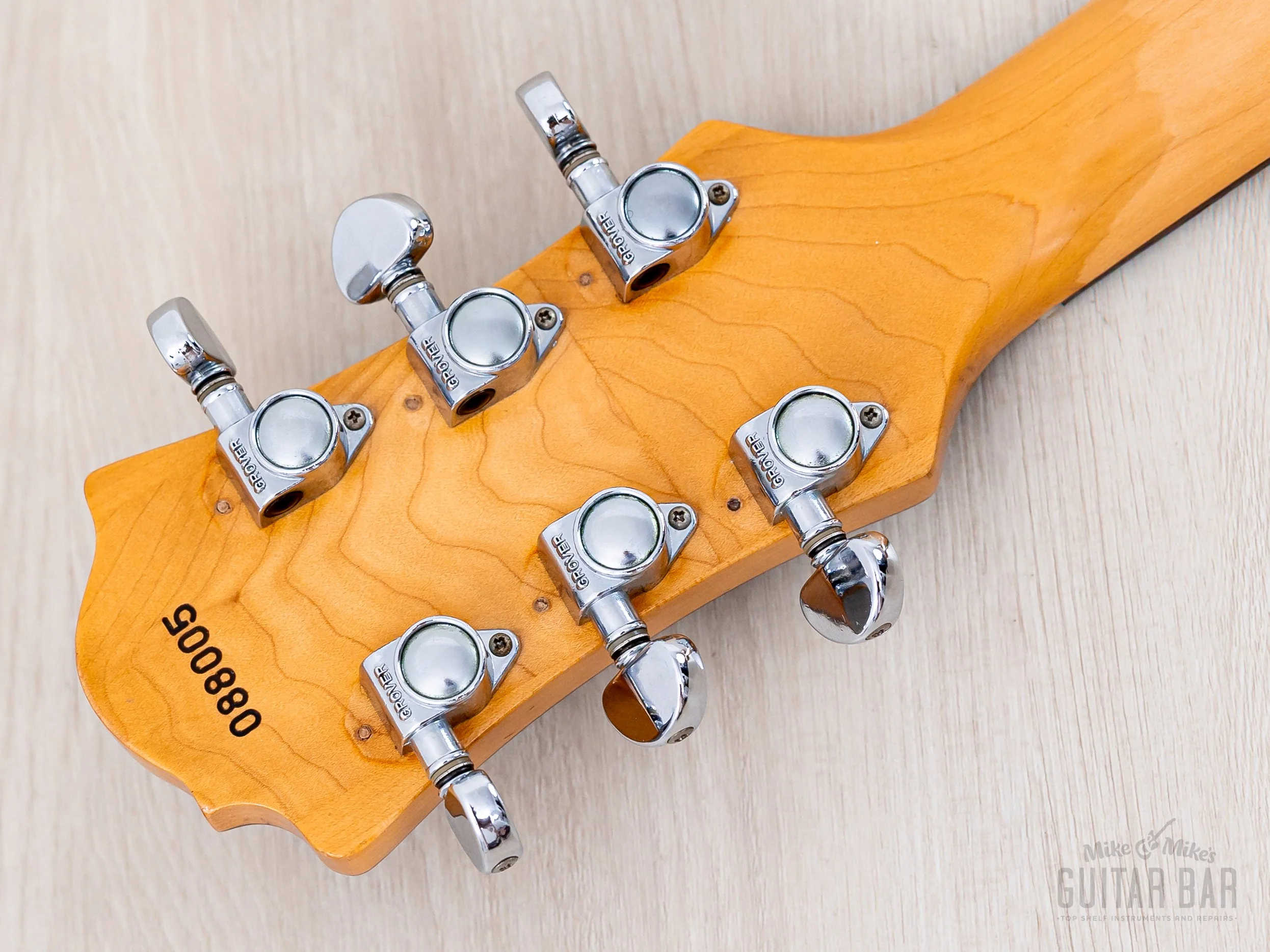 1980 Aria Pro II EG-1400 Eagle Vintage Neck Through Guitar, Near-Mint w/ DiMarzio & Case, Japan - Image 5