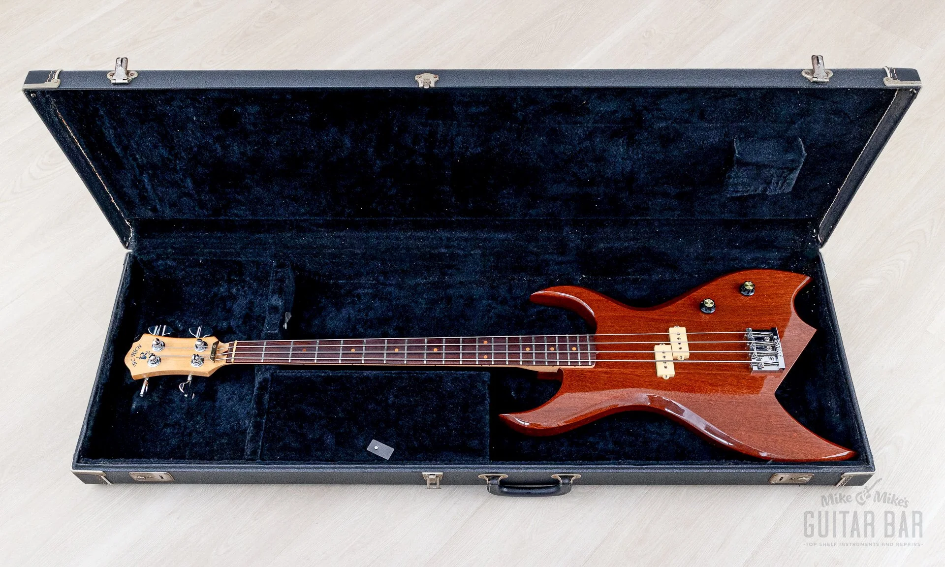 1980 B.C. Rich “Little Sister” Rich Bich Vintage Bass, Son of a Rich Series w/ Case - Image 17