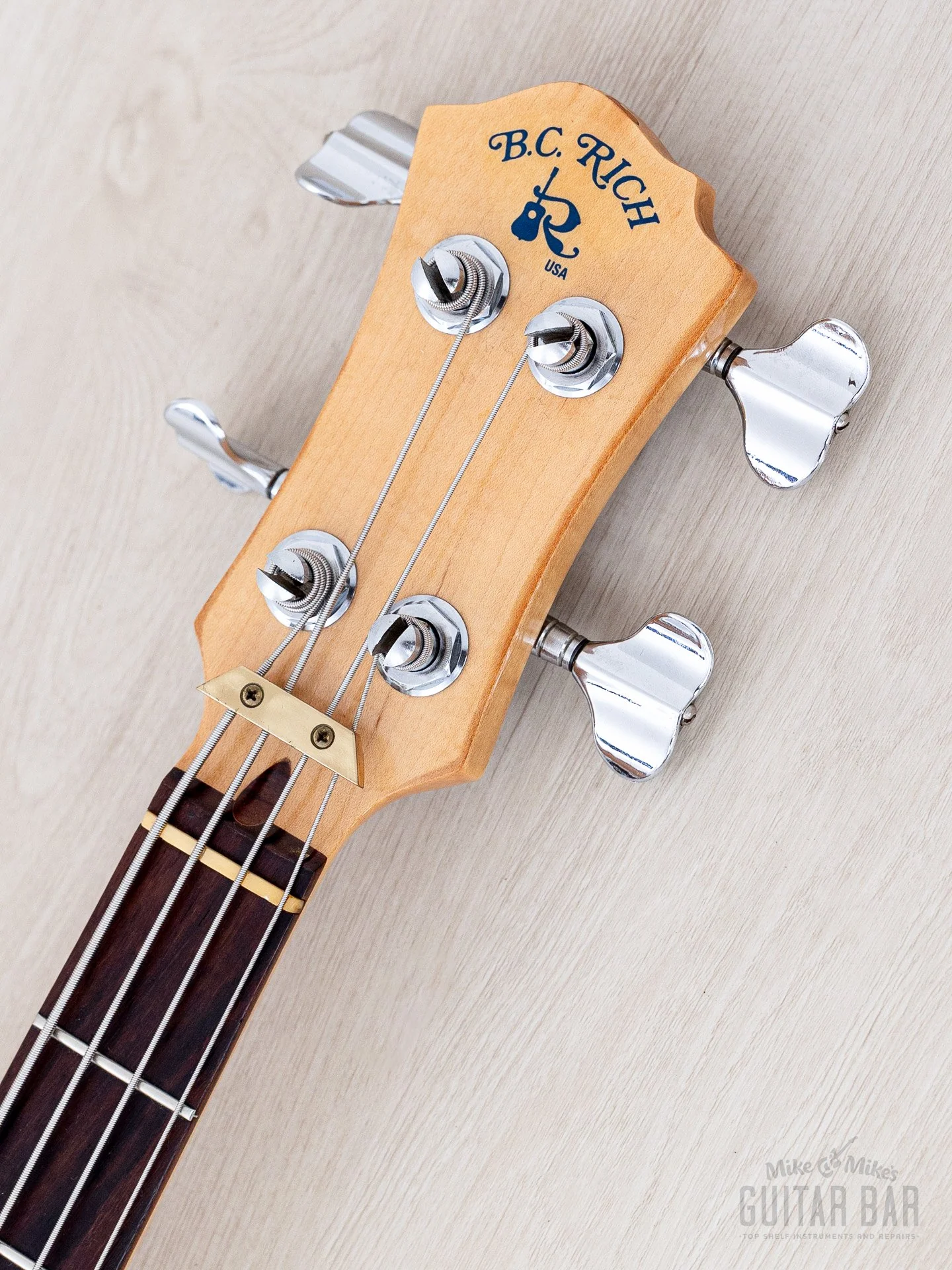 1980 B.C. Rich “Little Sister” Rich Bich Vintage Bass, Son of a Rich Series w/ Case - Image 4