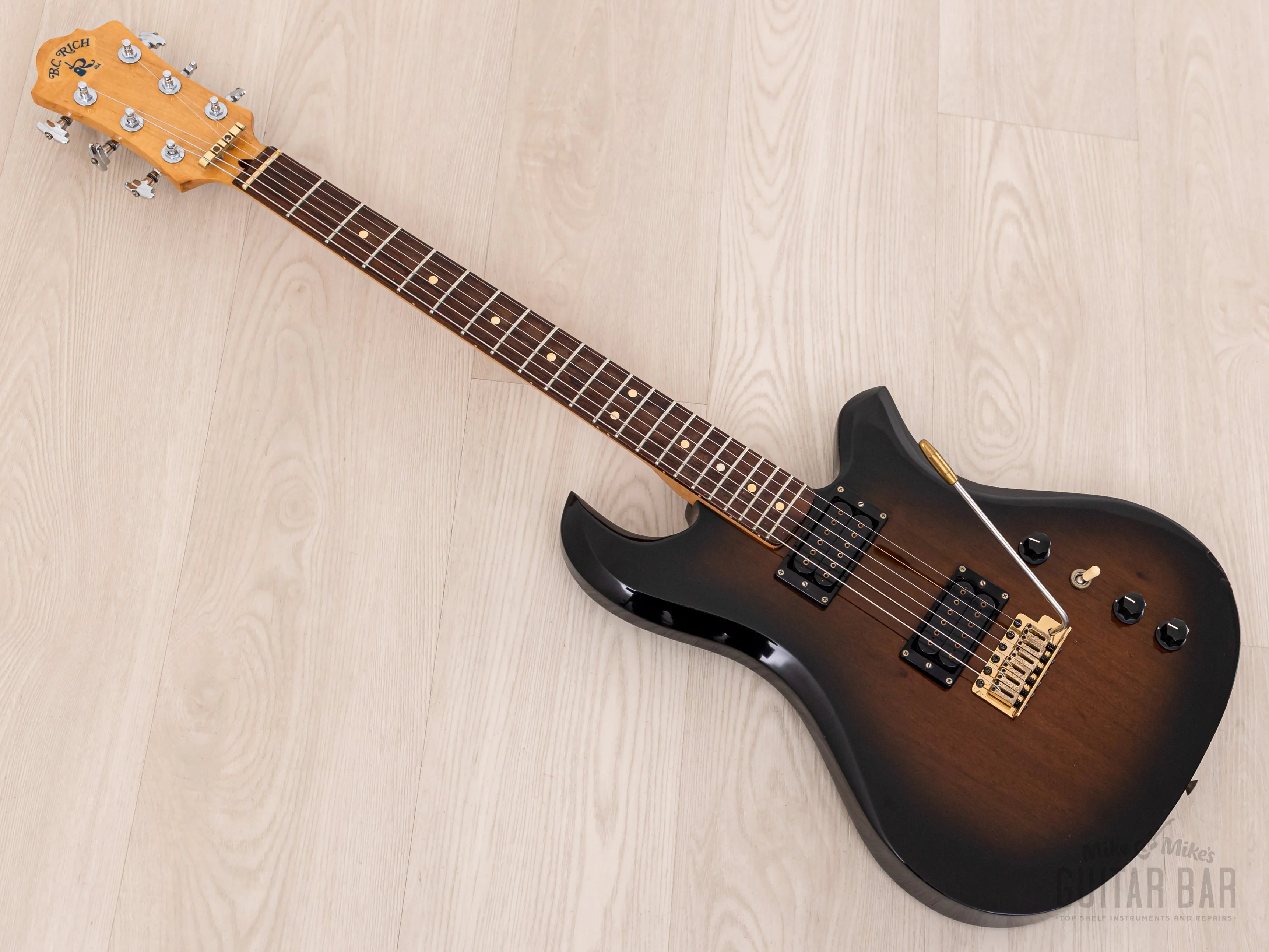 1980 BC Rich USA "Son of a Rich" Nighthawk Vintage Guitar, Charvel-Made w/ DiMarzio, Tremolo & Case, Eagle - Image 11
