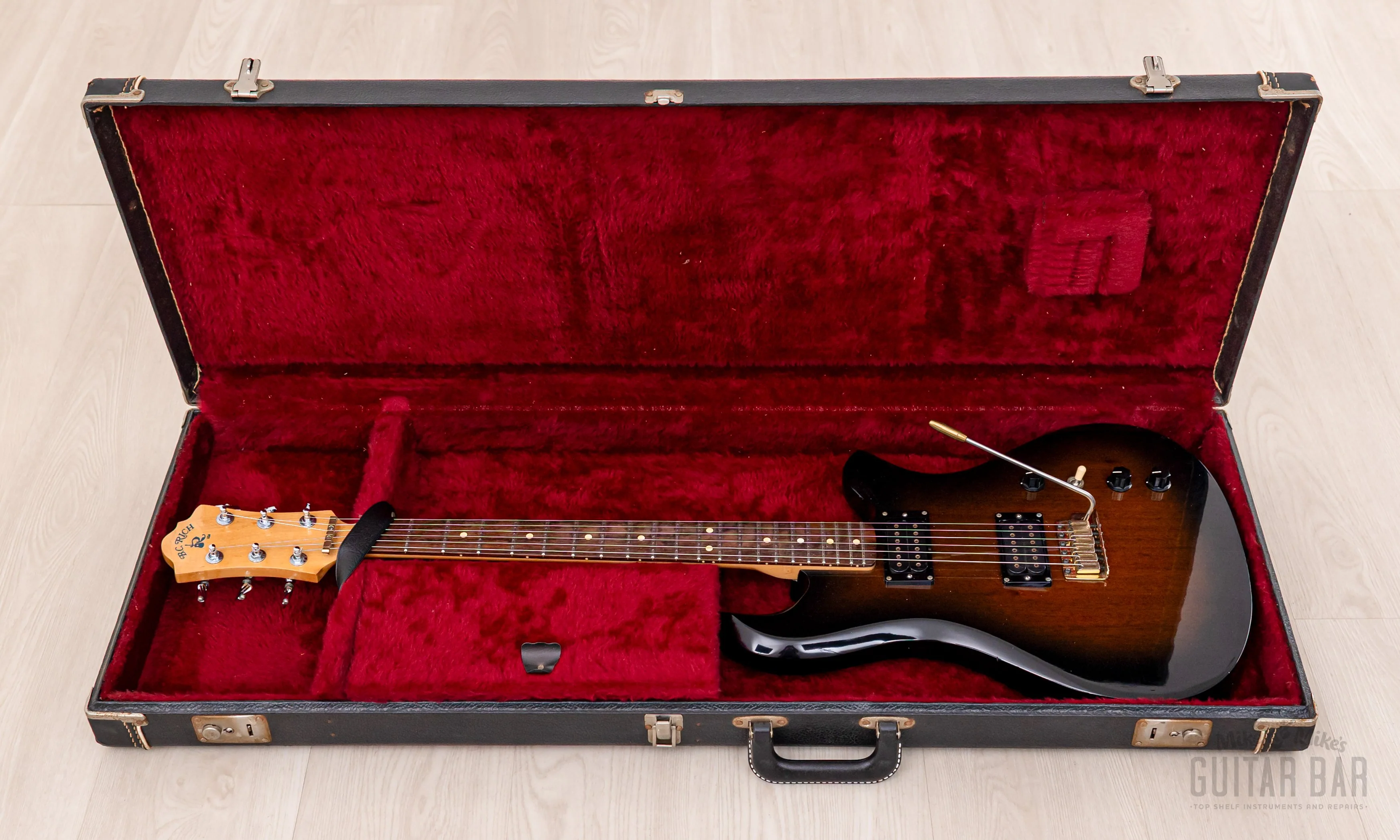 1980 BC Rich USA "Son of a Rich" Nighthawk Vintage Guitar, Charvel-Made w/ DiMarzio, Tremolo & Case, Eagle - Image 19
