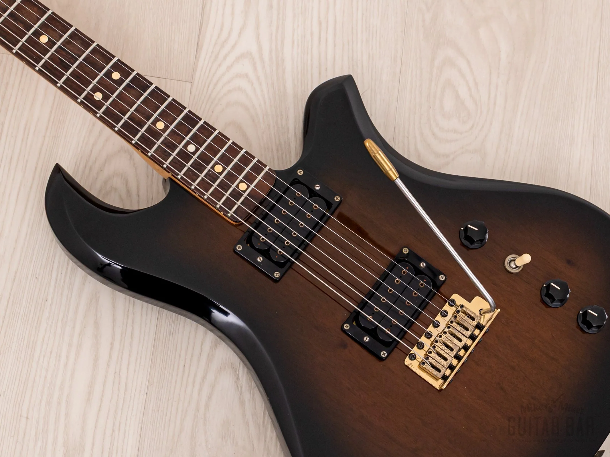1980 BC Rich USA "Son of a Rich" Nighthawk Vintage Guitar, Charvel-Made w/ DiMarzio, Tremolo & Case, Eagle - Image 7