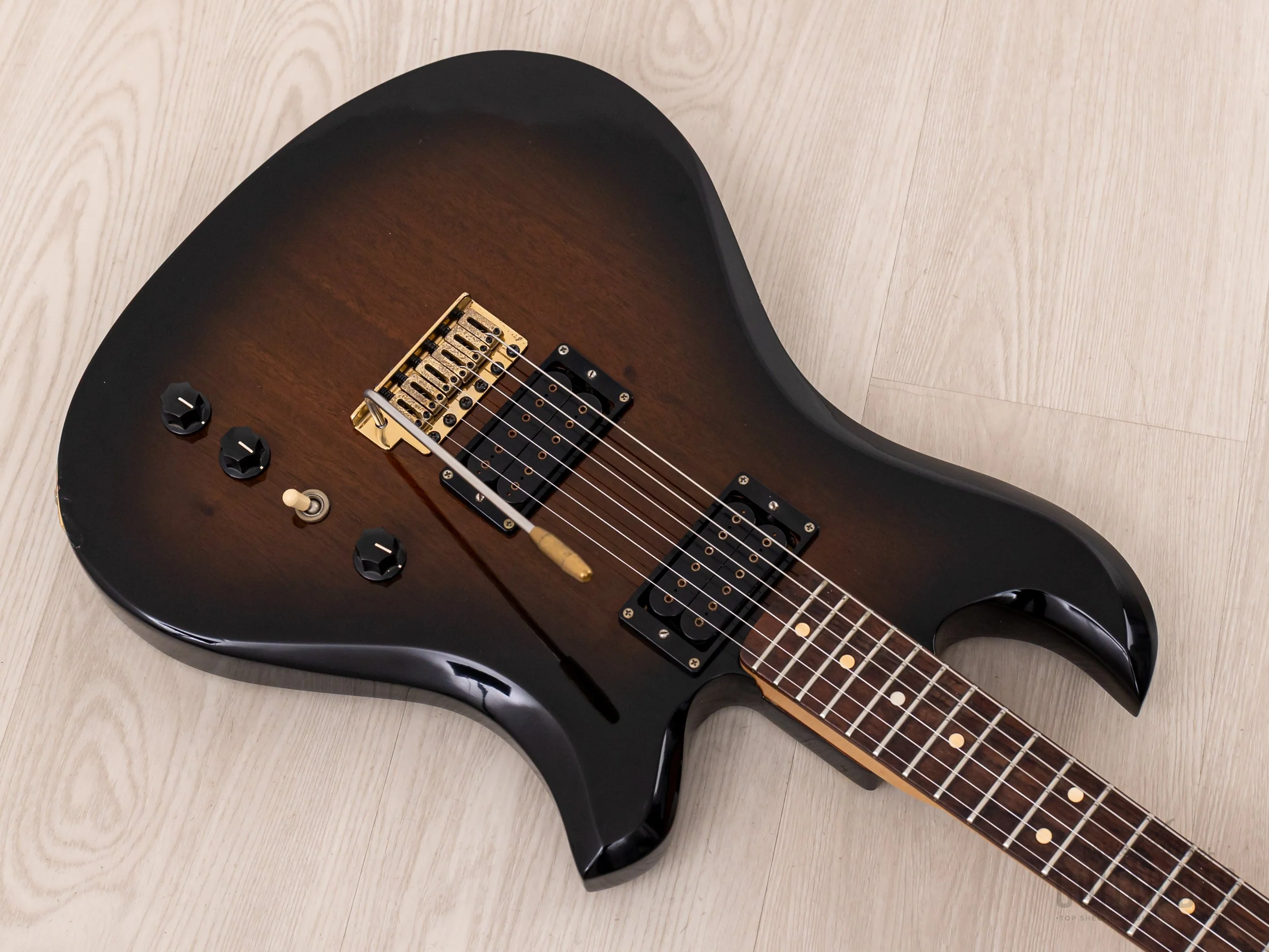 1980 BC Rich USA "Son of a Rich" Nighthawk Vintage Guitar, Charvel-Made w/ DiMarzio, Tremolo & Case, Eagle - Image 8