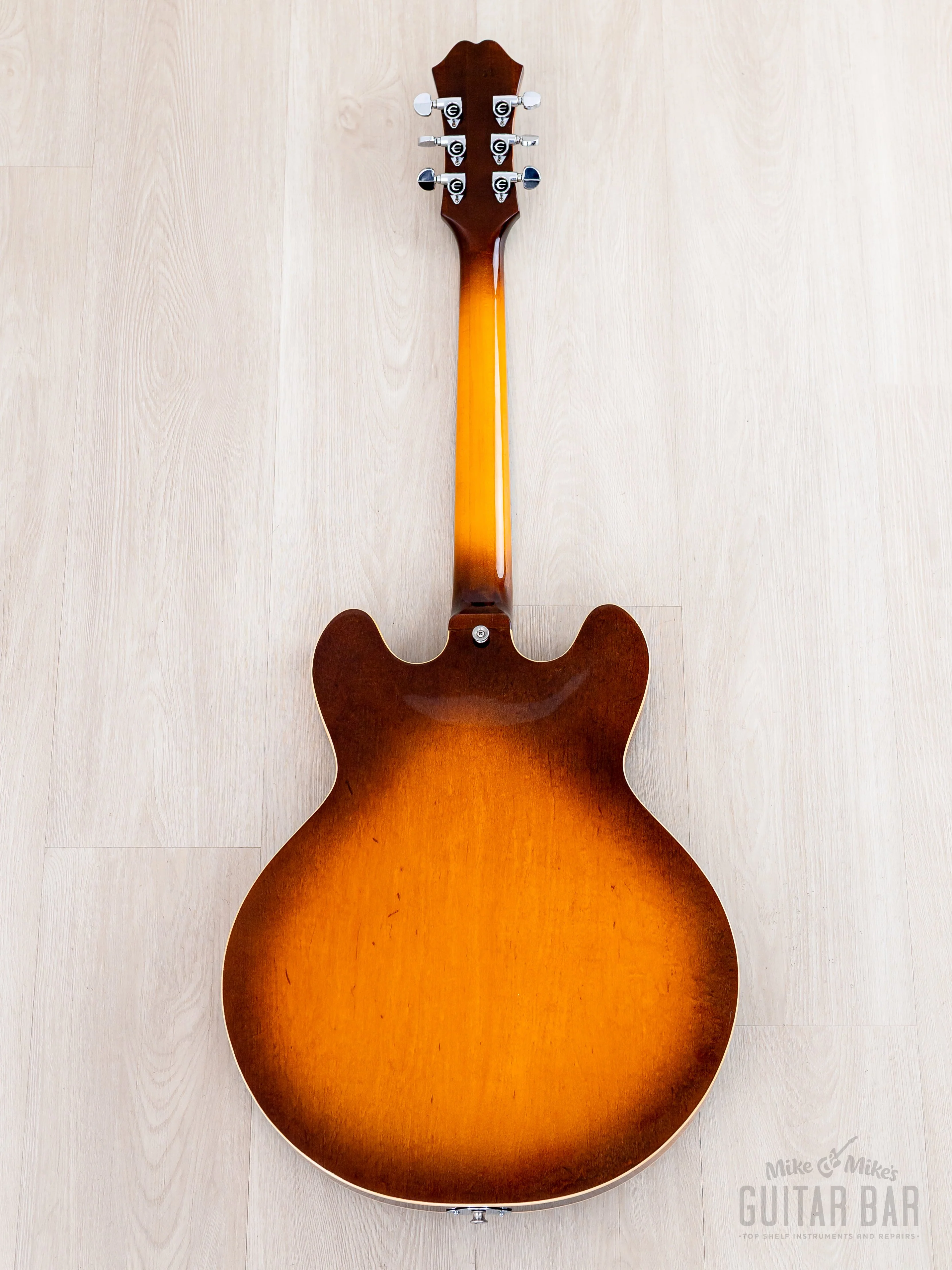 1980 Epiphone Casino Vintage Guitar Sunburst Near-Mint w/ Case, Matsumoku - Image 3