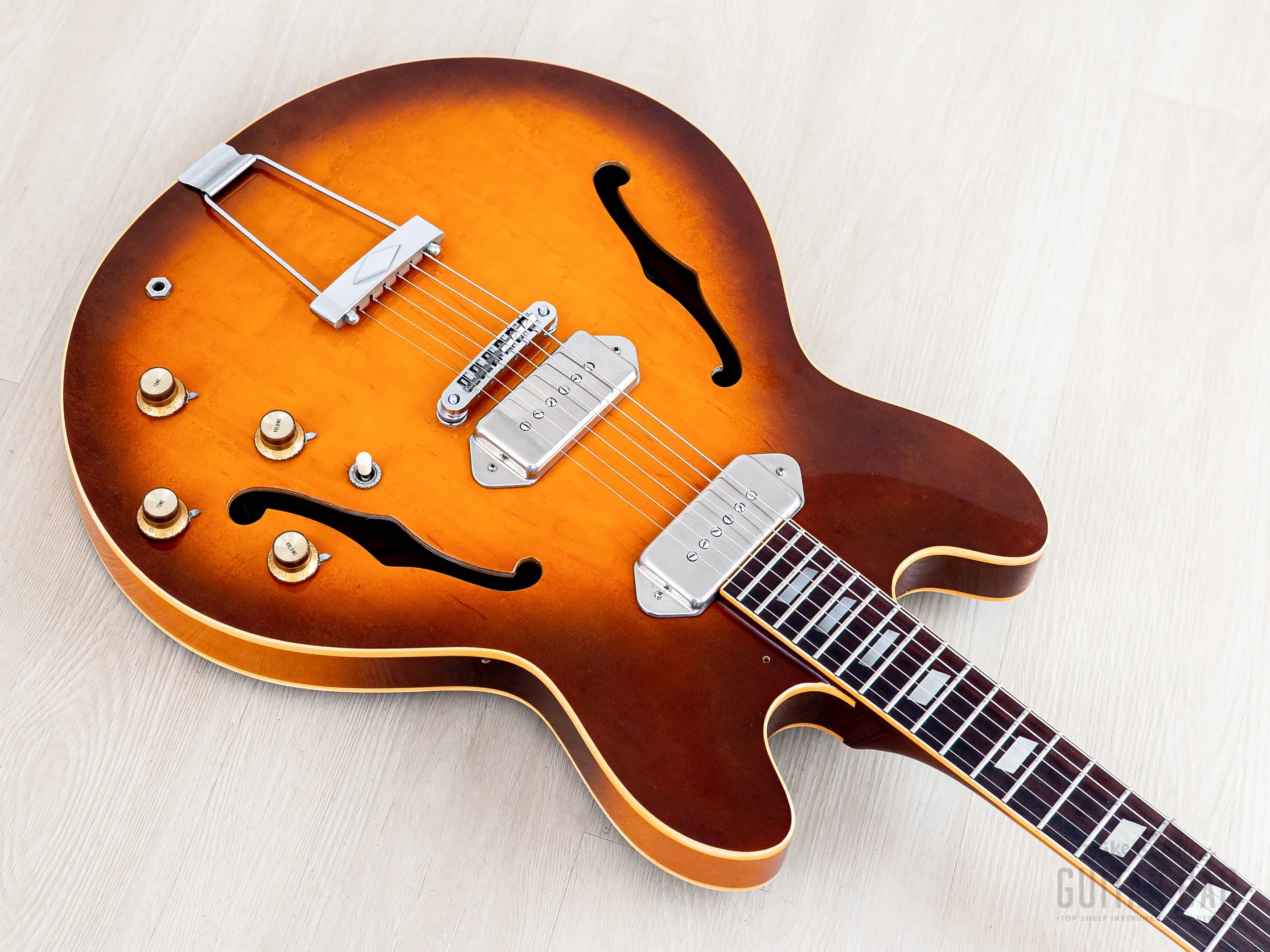 1980 Epiphone Casino Vintage Guitar Sunburst Near-Mint w/ Case, Matsumoku - Image 10