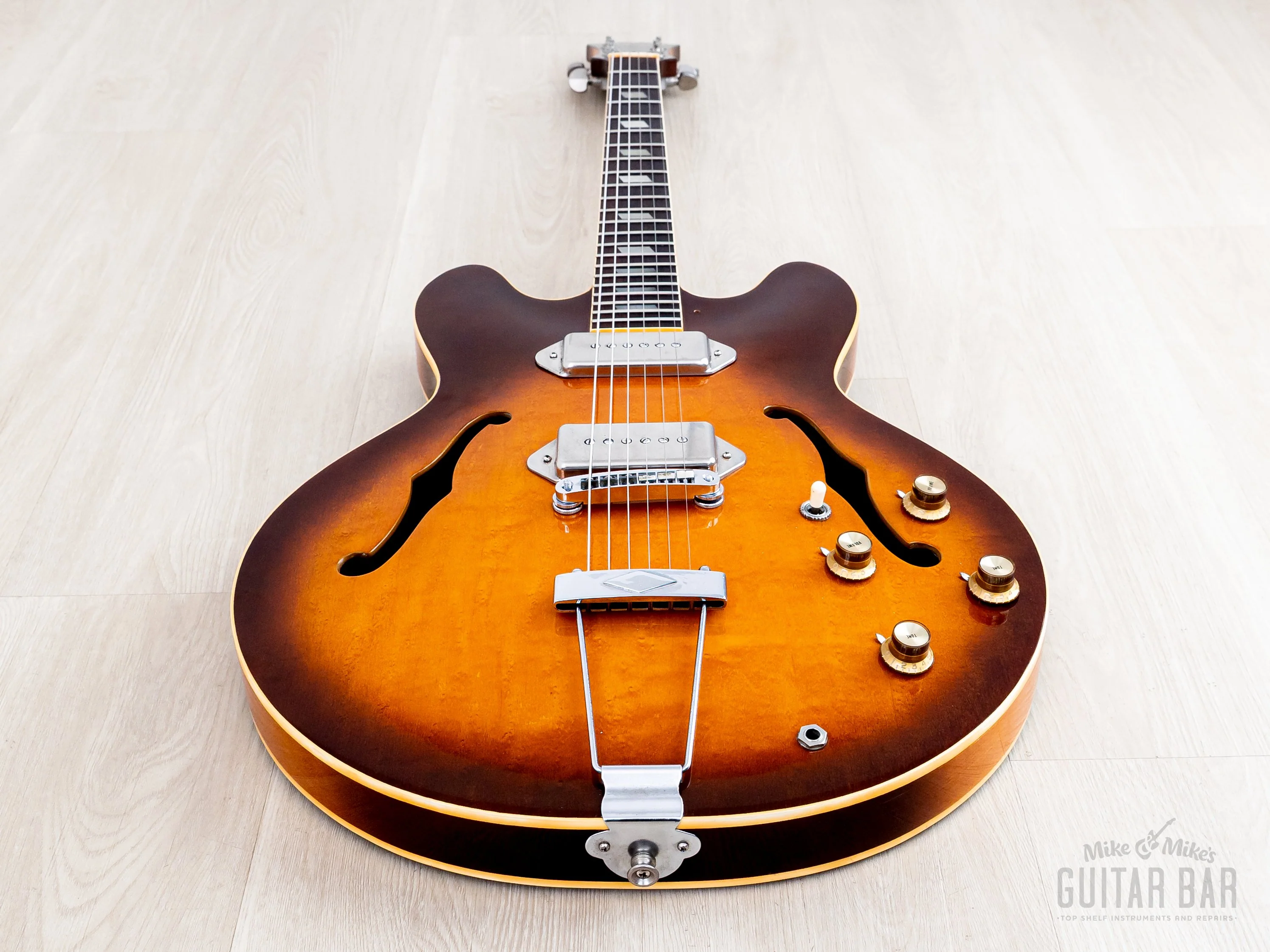 1980 Epiphone Casino Vintage Guitar Sunburst Near-Mint w/ Case, Matsumoku - Image 12