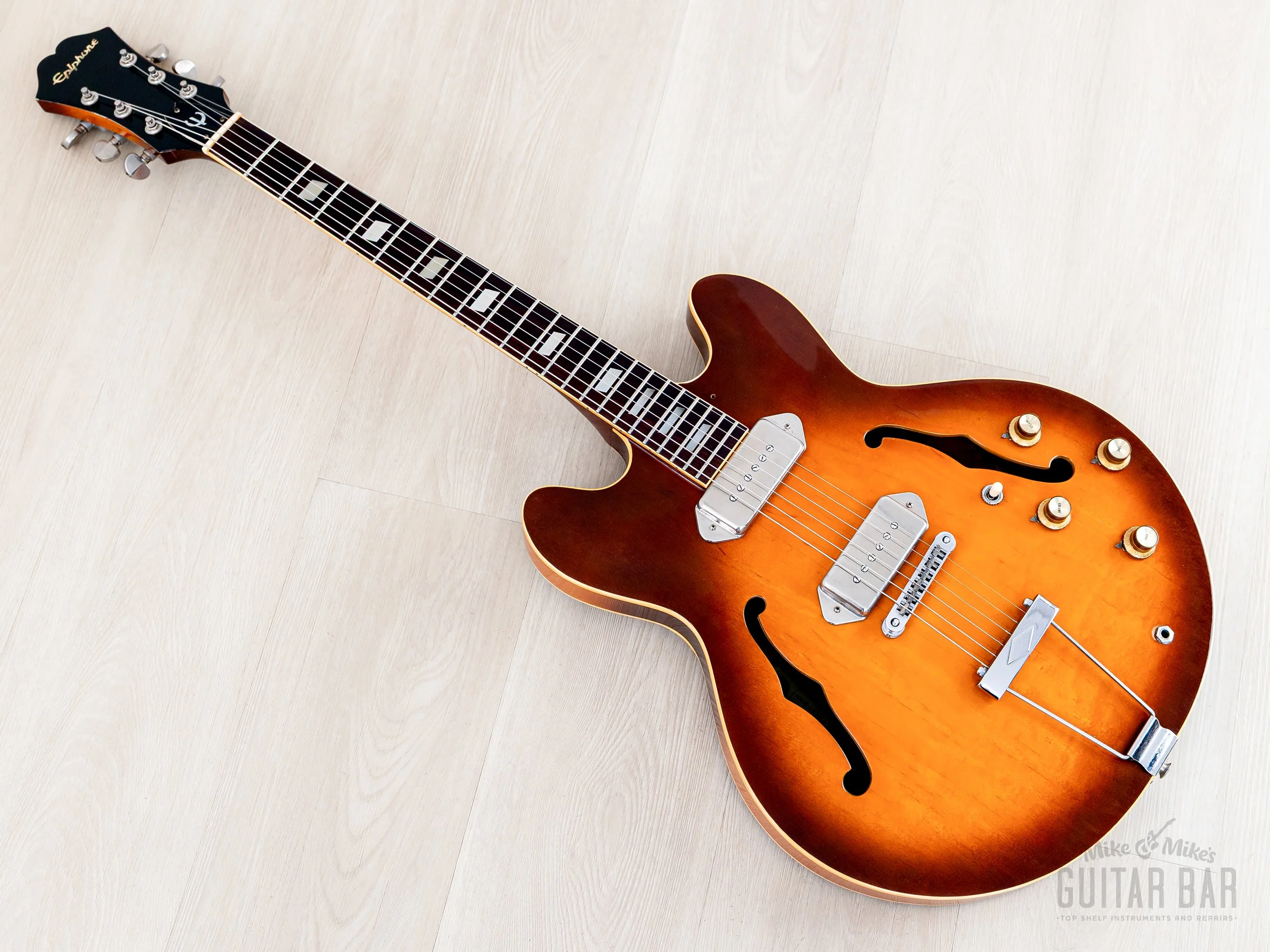 1980 Epiphone Casino Vintage Guitar Sunburst Near-Mint w/ Case, Matsumoku - Image 13