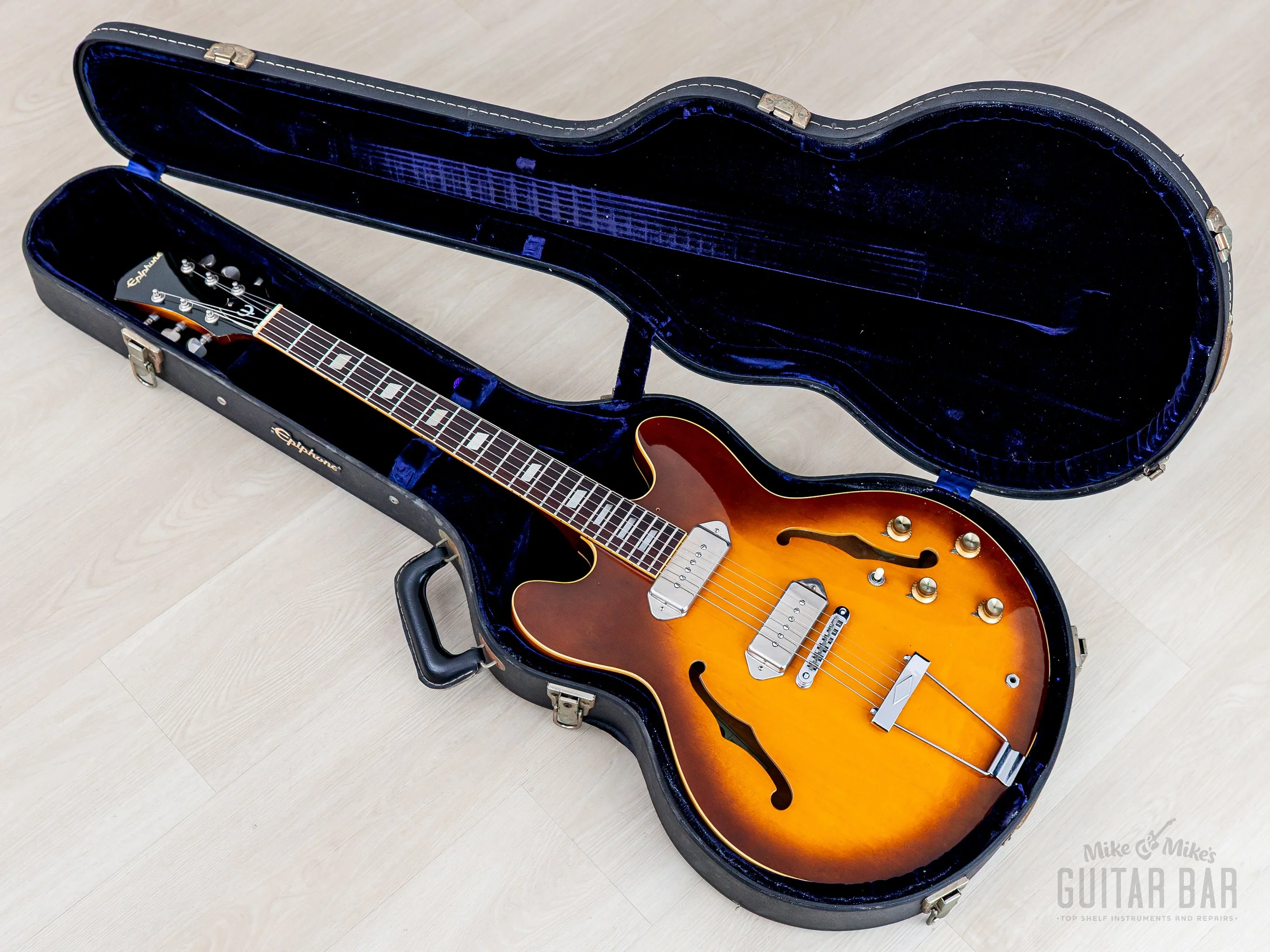 1980 Epiphone Casino Vintage Guitar Sunburst Near-Mint w/ Case, Matsumoku - Image 17