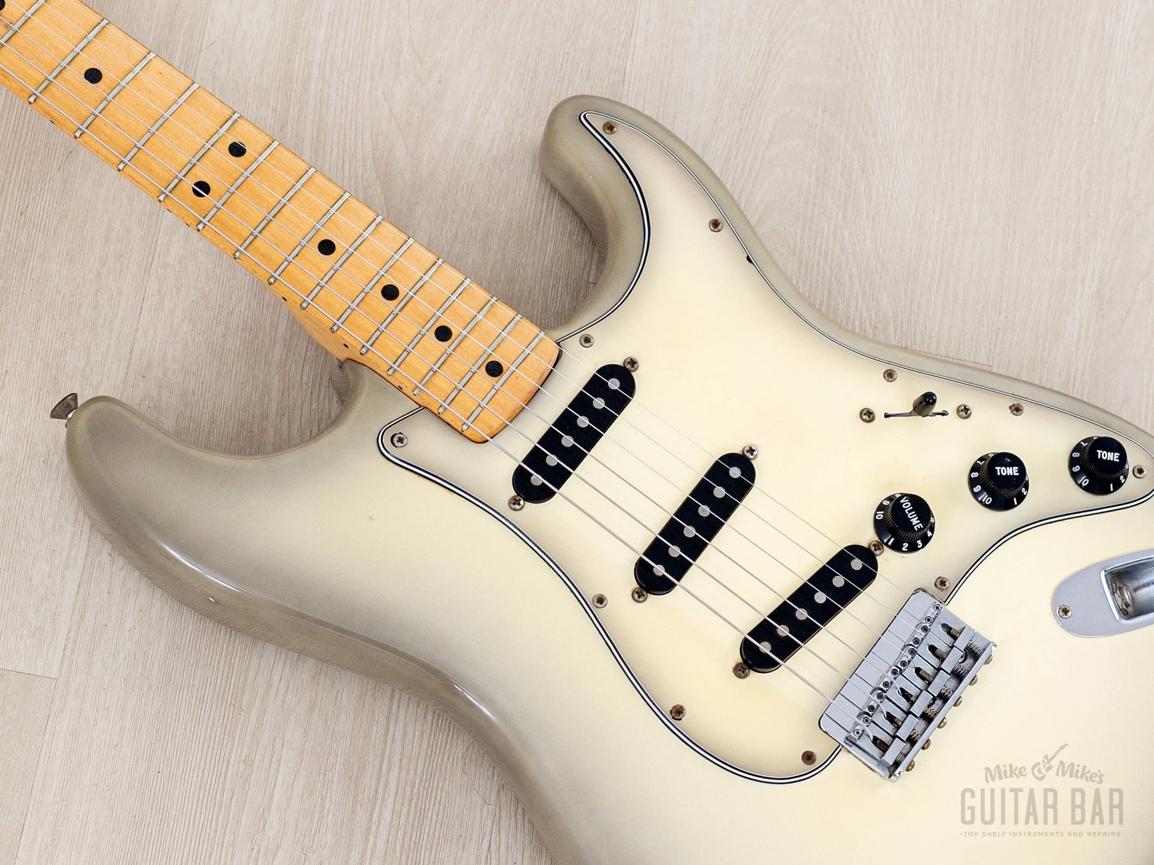 1980 Fender Stratocaster Hardtail Vintage Guitar Antigua, Near-Mint w/ Case - Image 7
